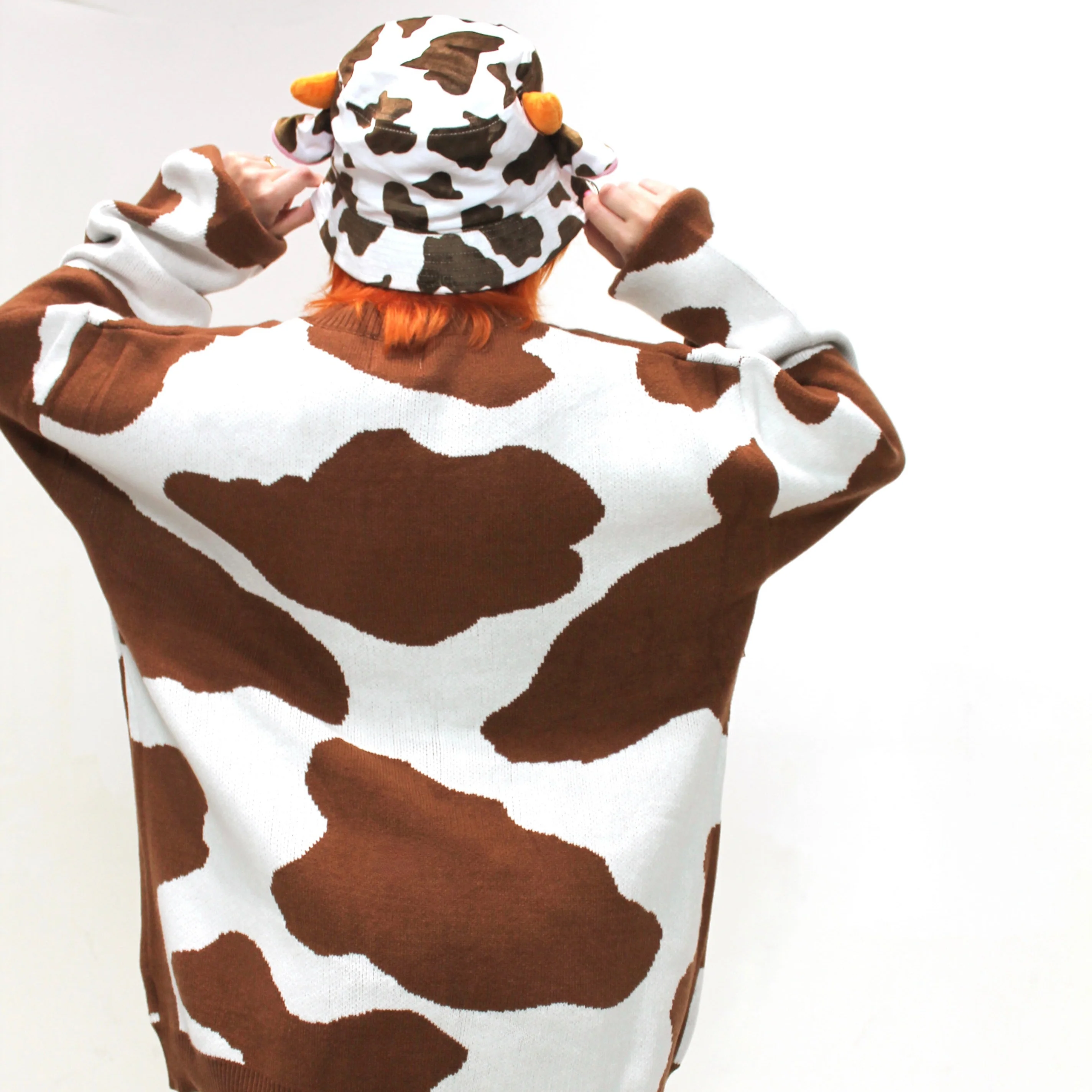 Chocolate Cow Bucket Hat - Image 3