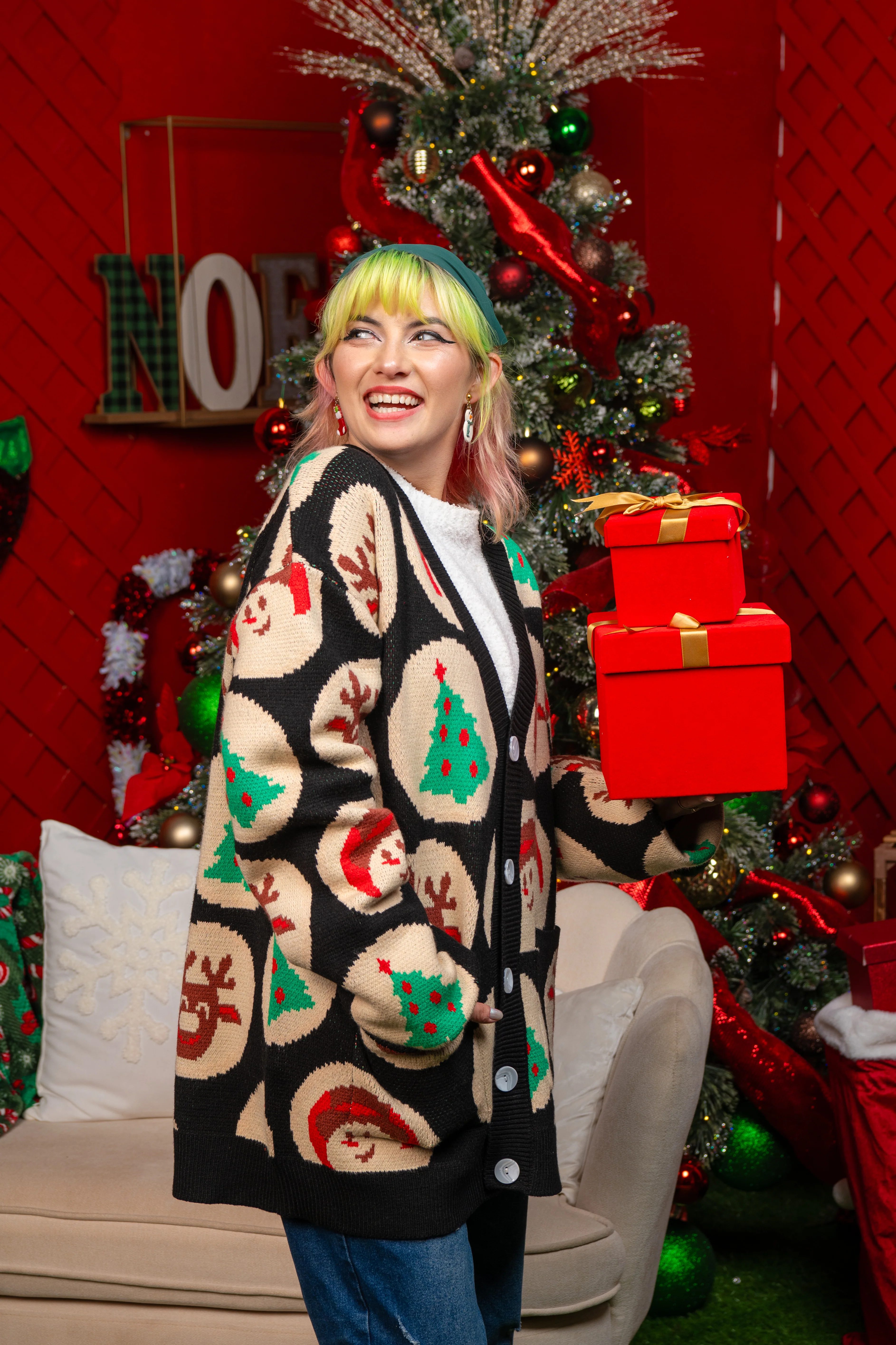 Christmas Cookie Cardigan - Image 7