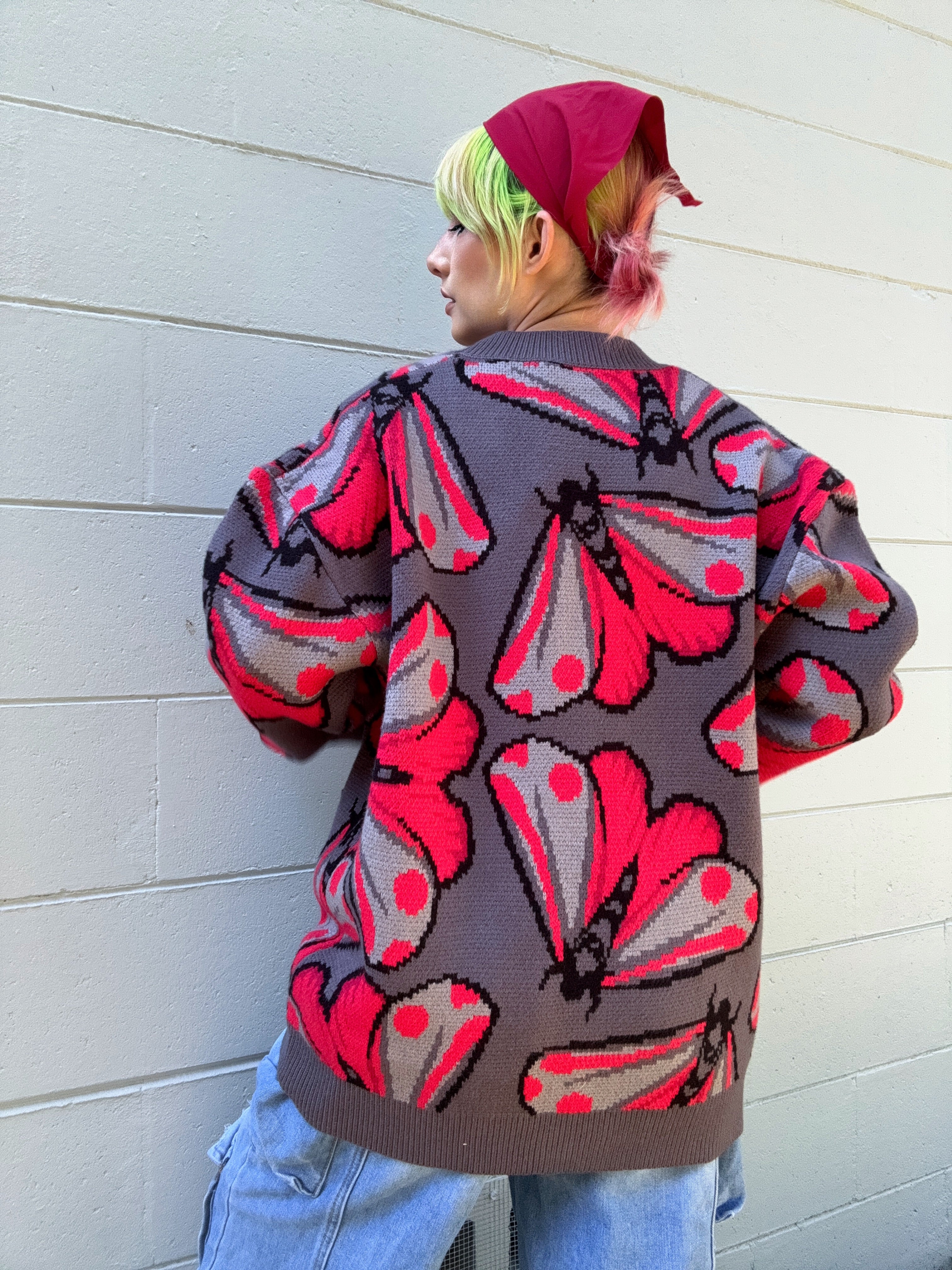 Cinnabar Moth Cardigan - Image 4