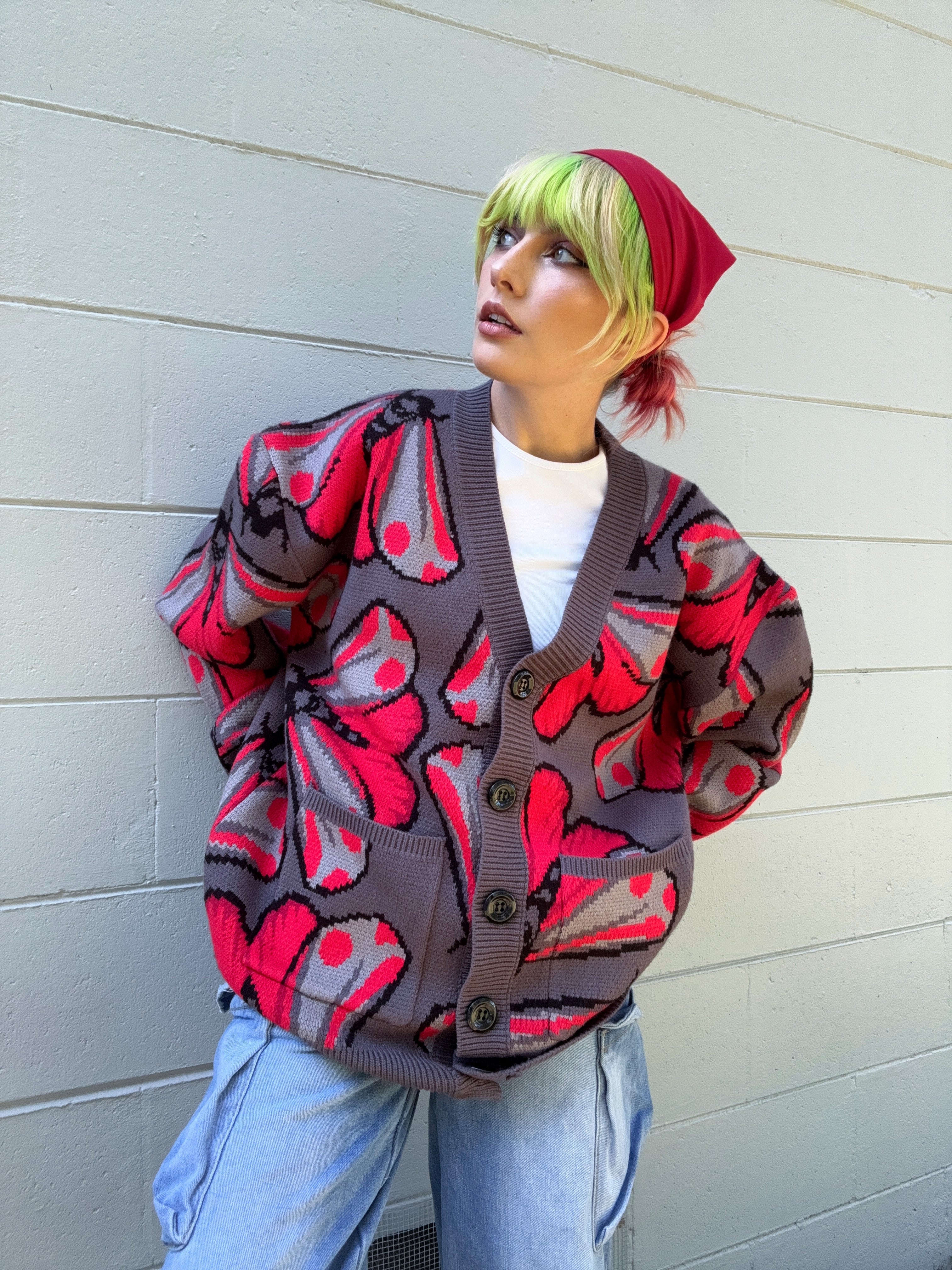 Cinnabar Moth Cardigan - Image 5