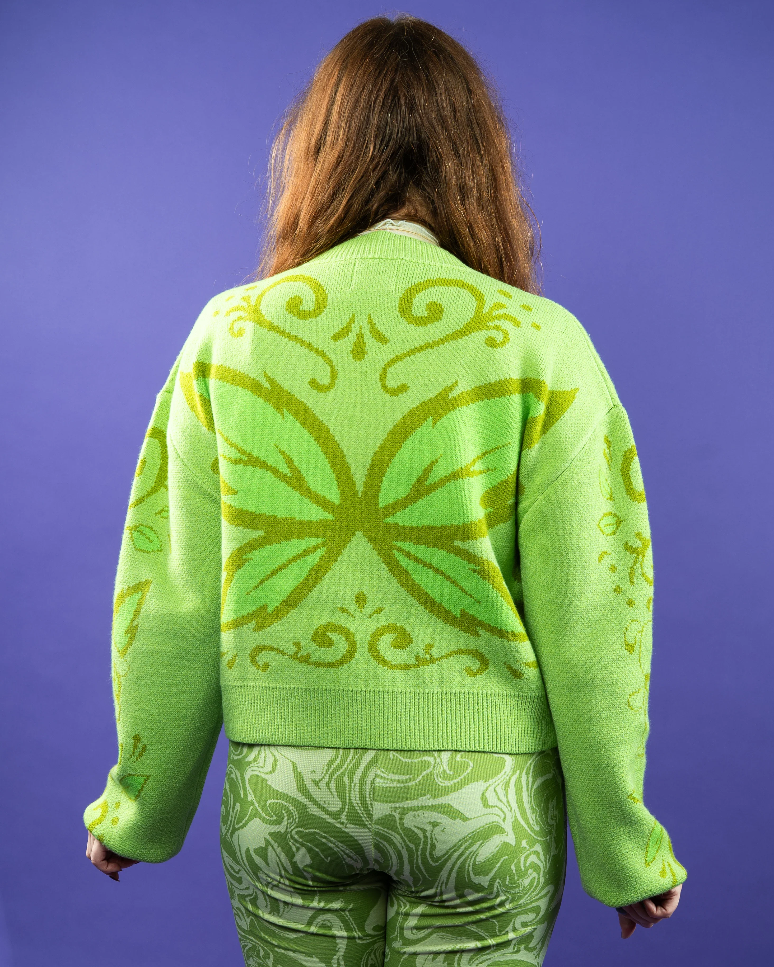 Cropped Illusen Cardigan - Image 3