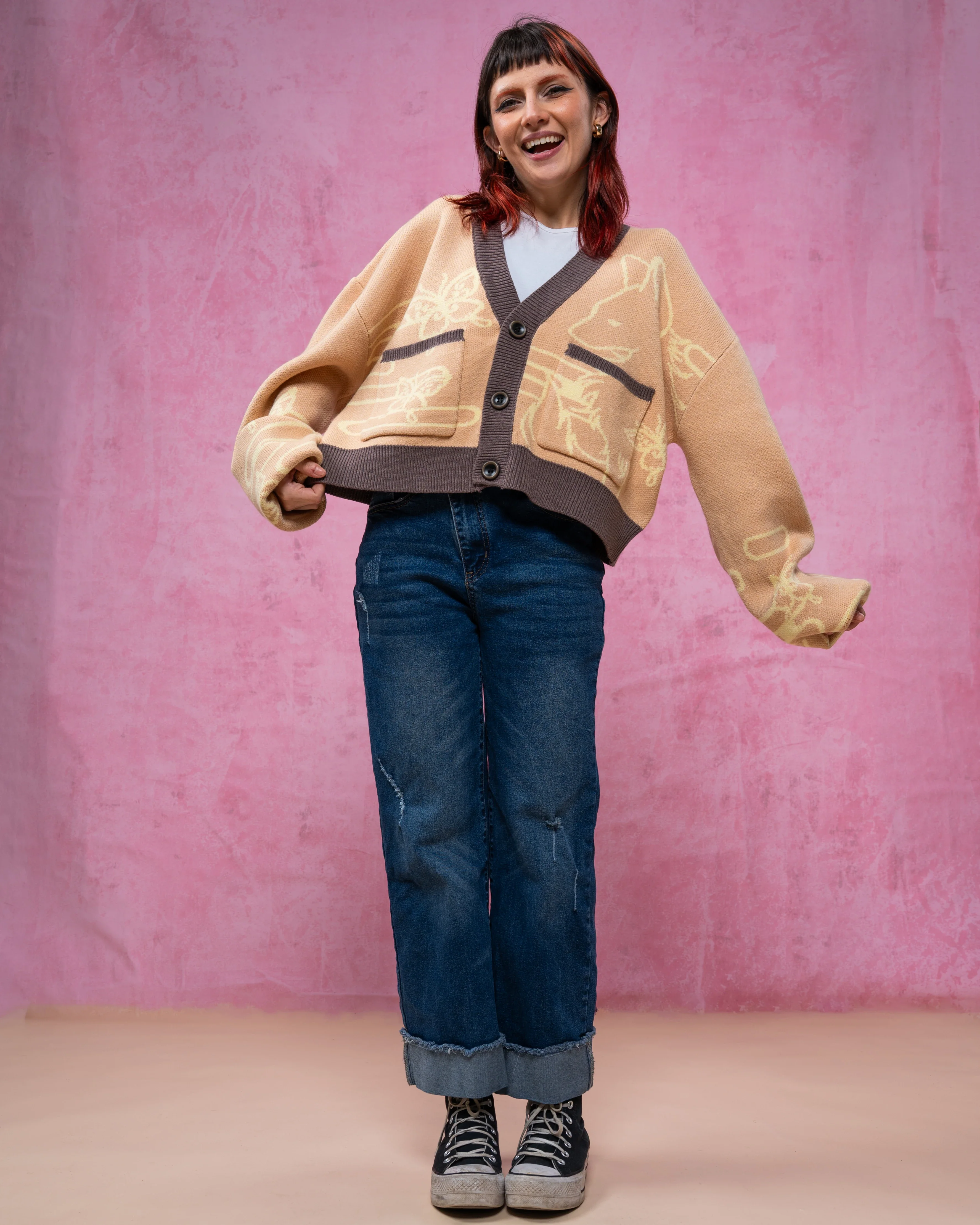 Cropped Kamisama Cardigan - Image 3