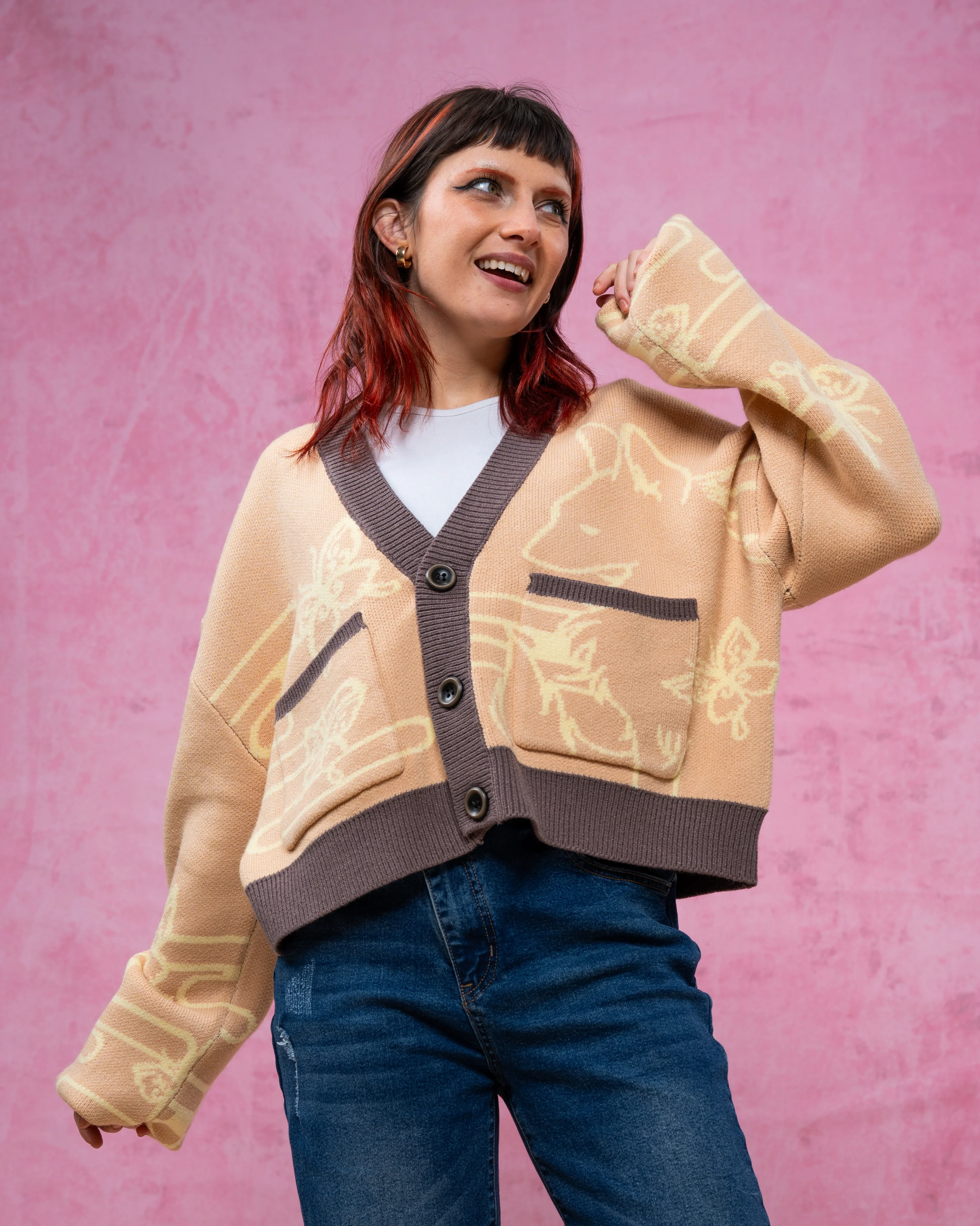 Cropped Kamisama Cardigan - Image 4