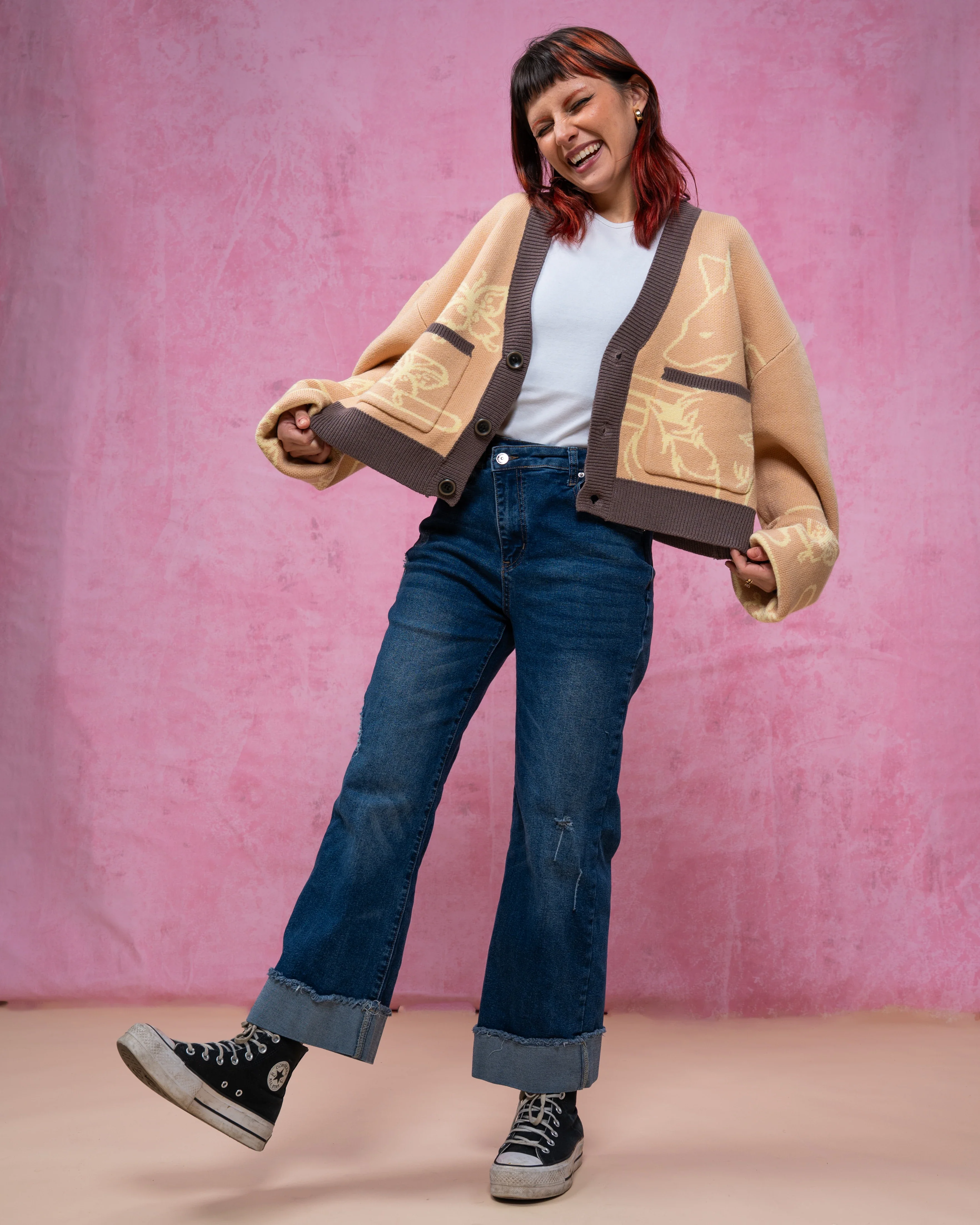 Cropped Kamisama Cardigan - Image 7