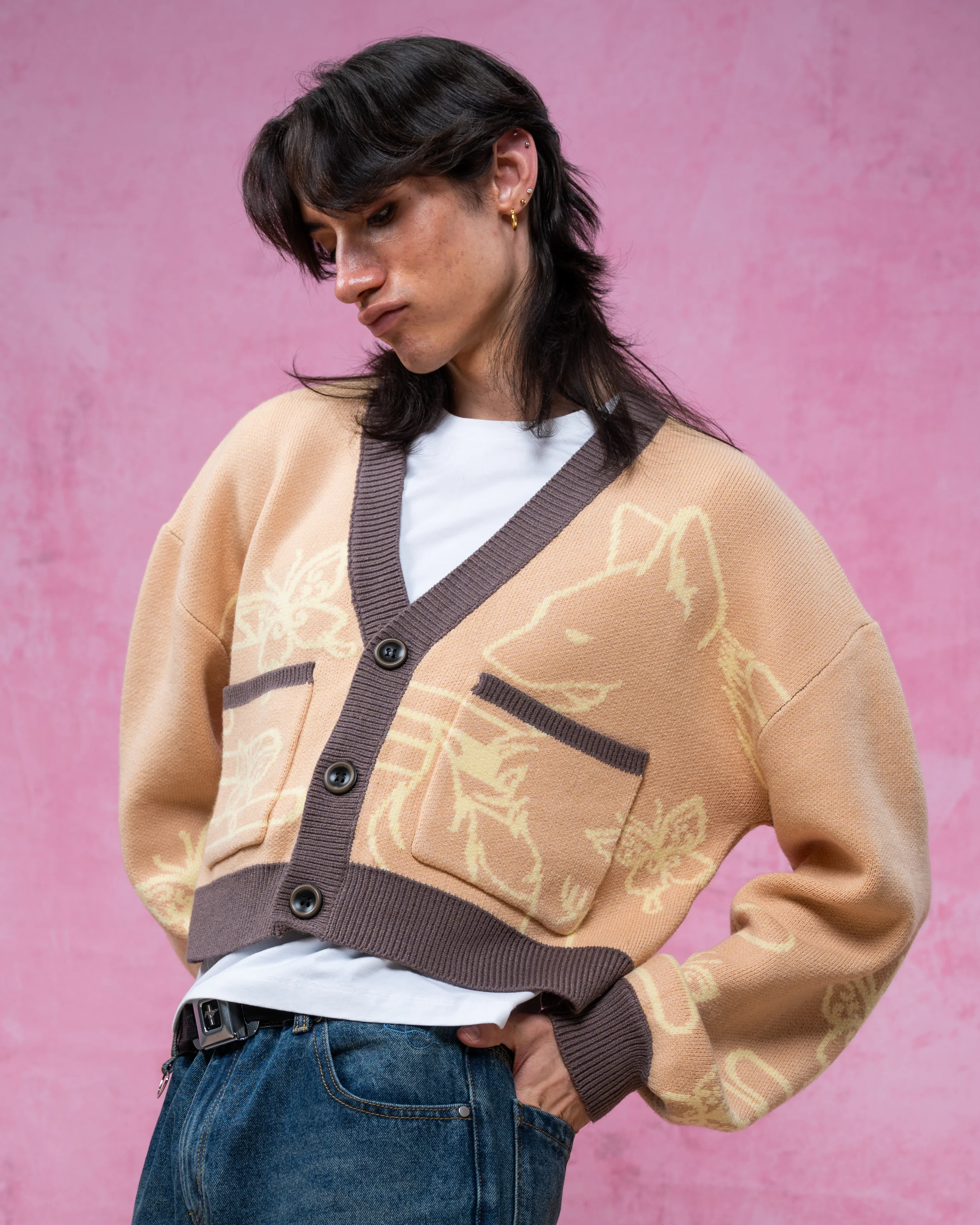 Cropped Kamisama Cardigan - Image 9
