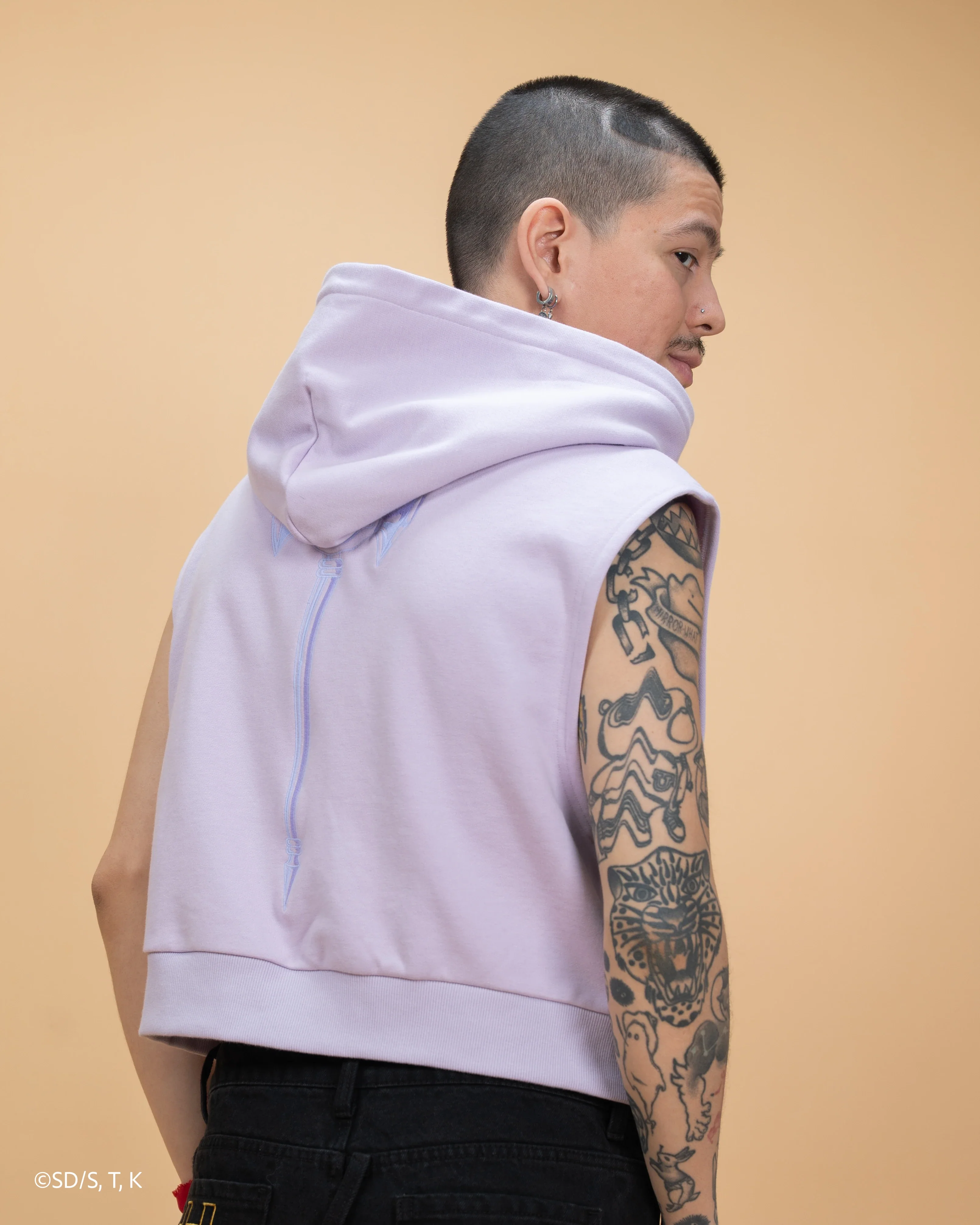 Cropped Marik Millennium Rod Hoodie - Image 7