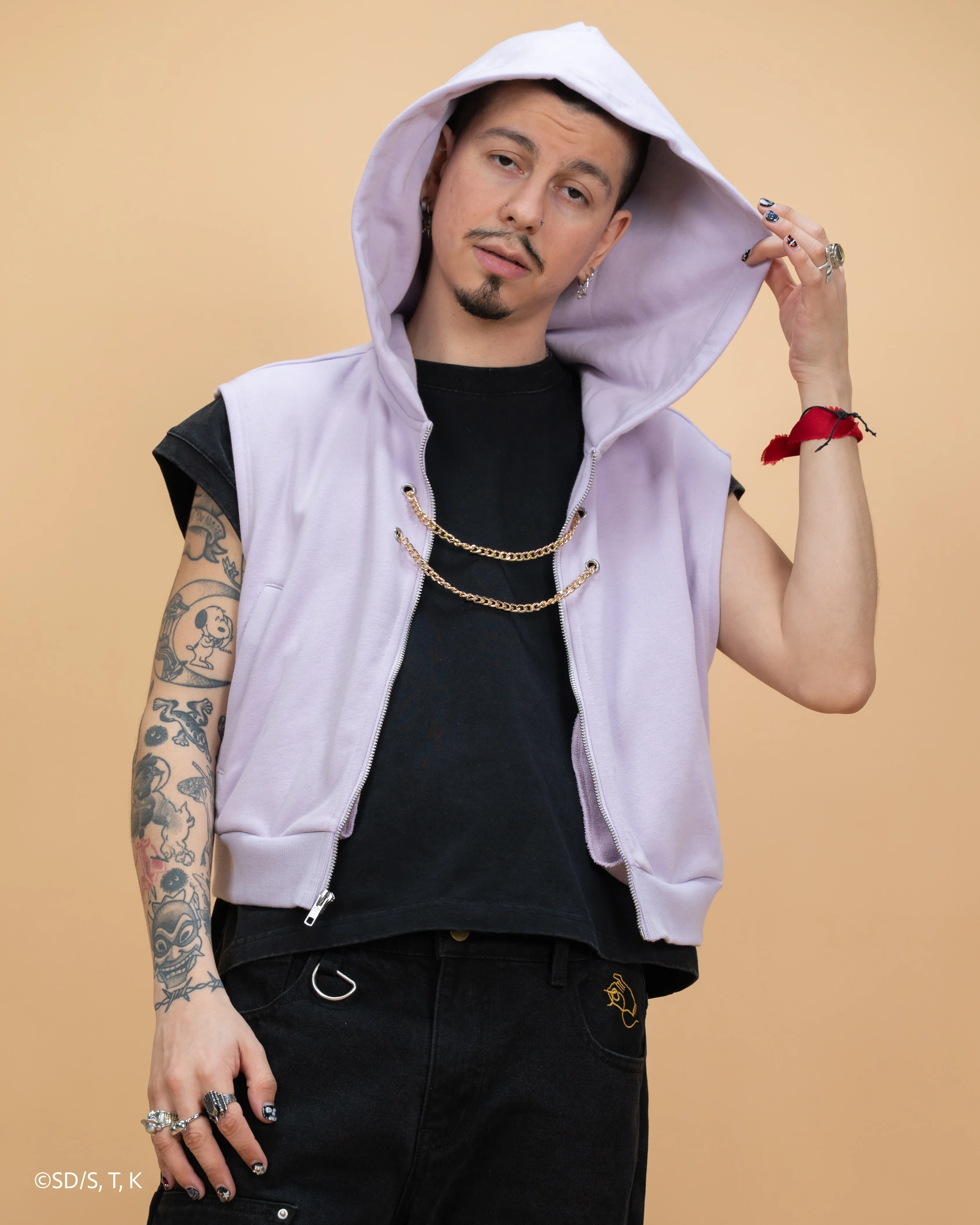 Cropped Marik Millennium Rod Hoodie - Image 8