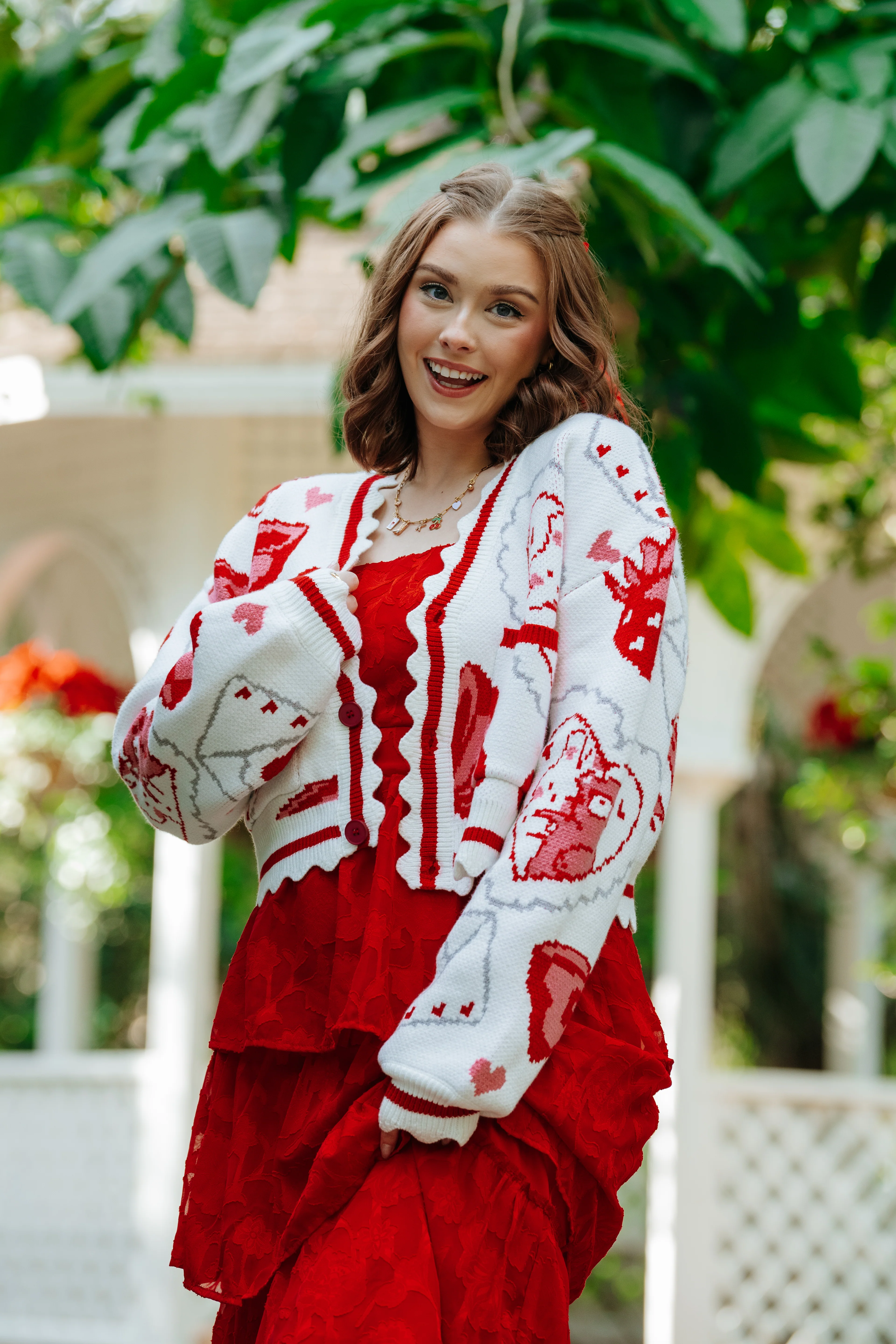 Cropped Valentine Cardigan - Image 3