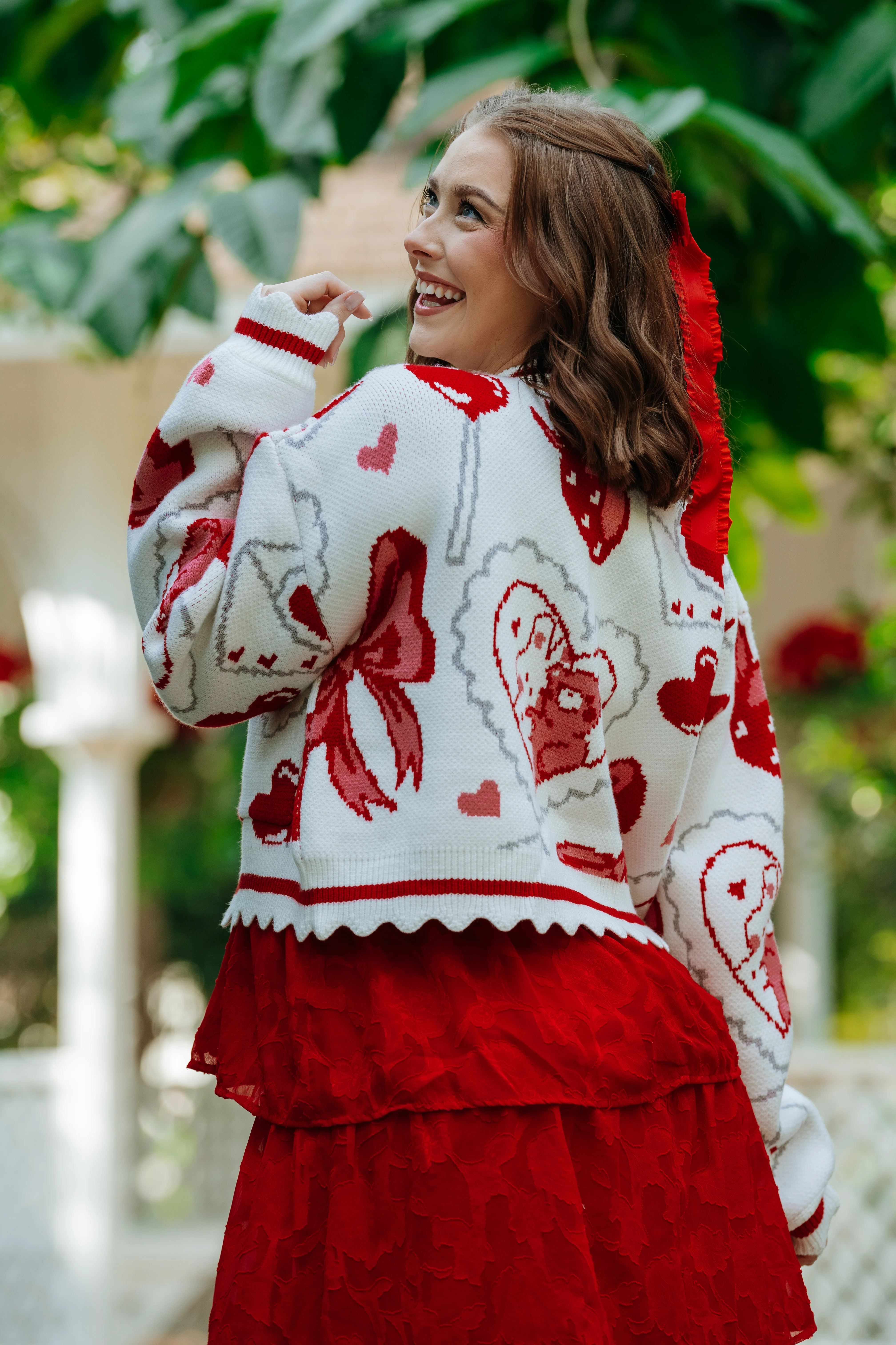 Cropped Valentine Cardigan - Image 8