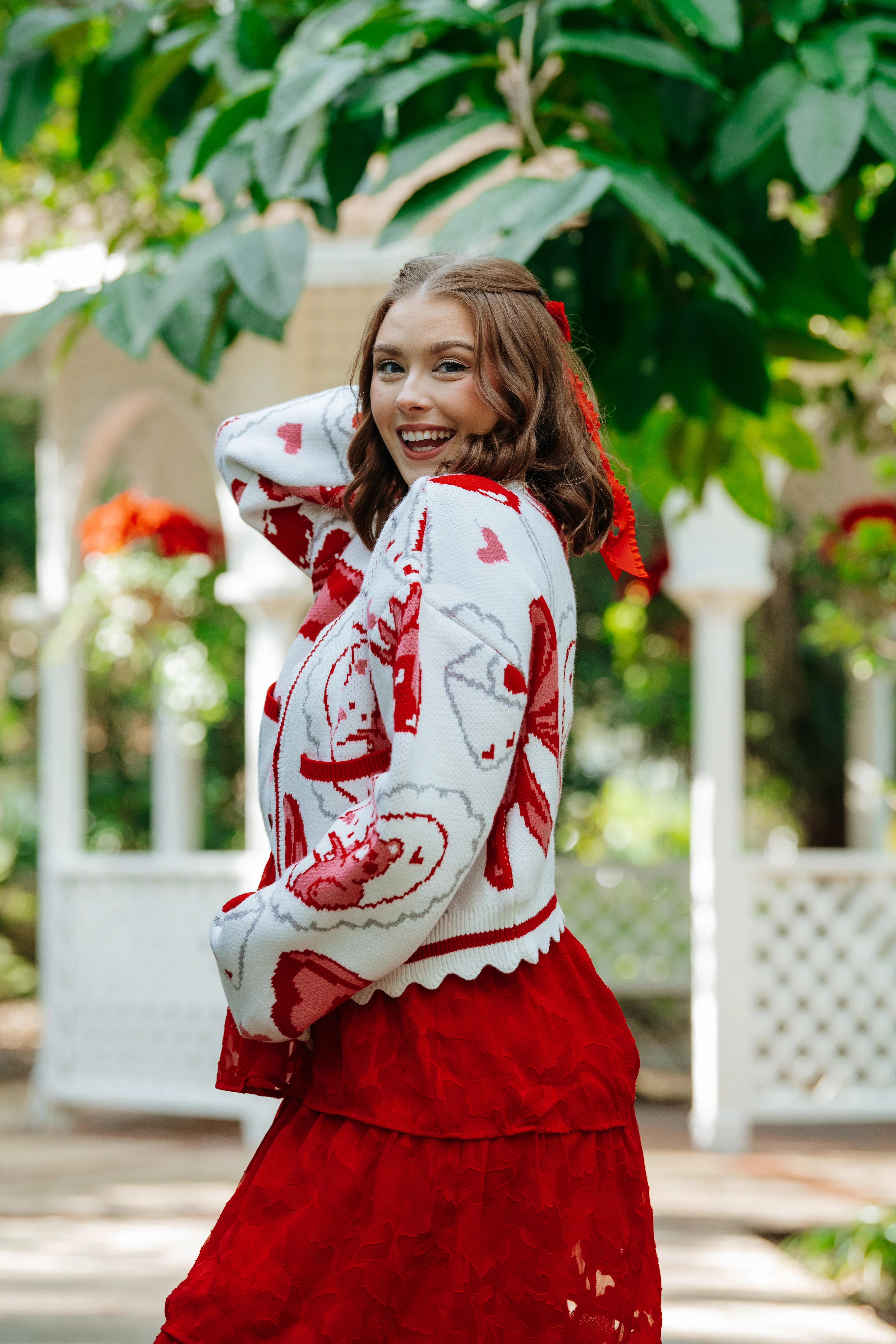 Cropped Valentine Cardigan - Image 9