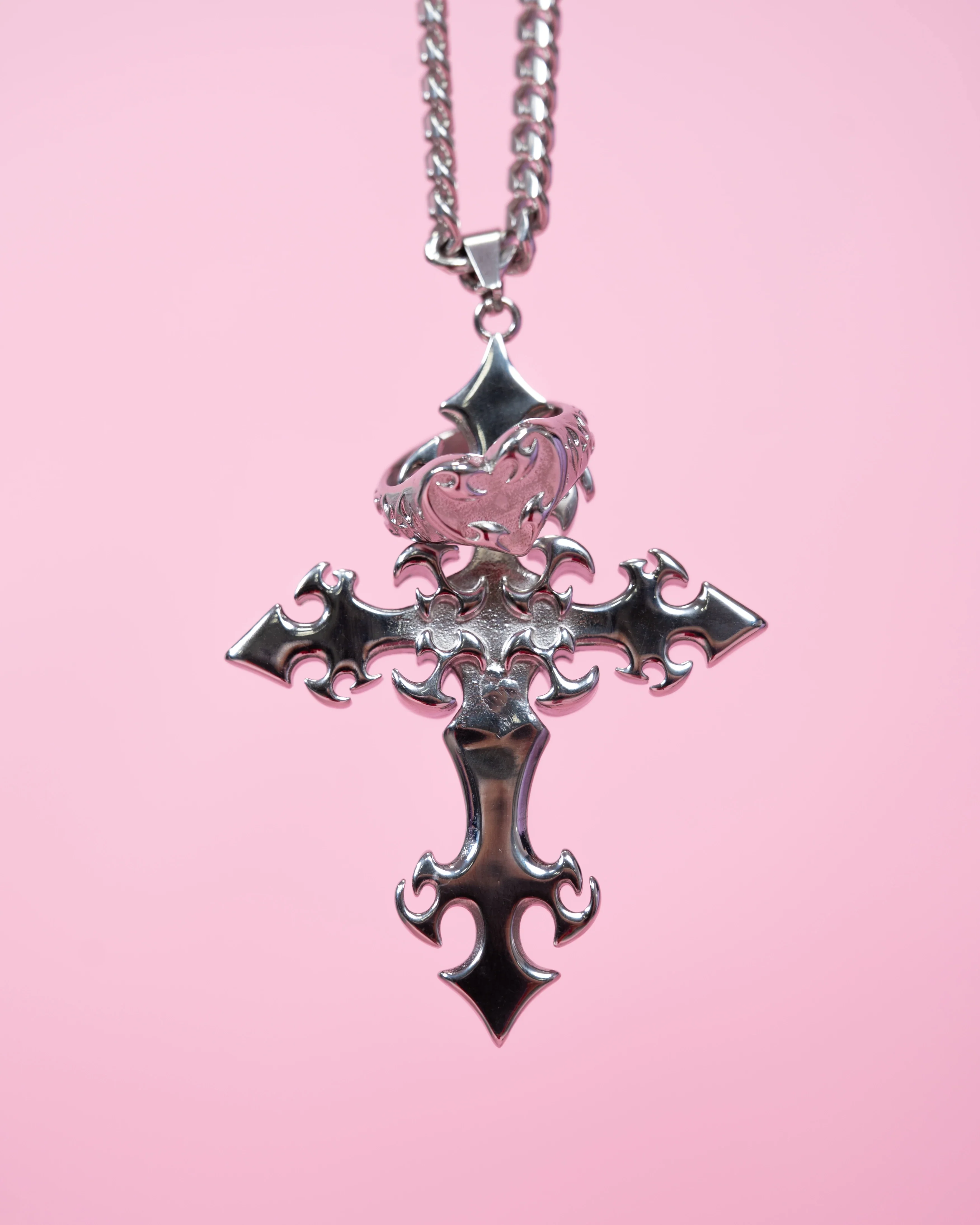 Cyber Cross Necklace - Image 4