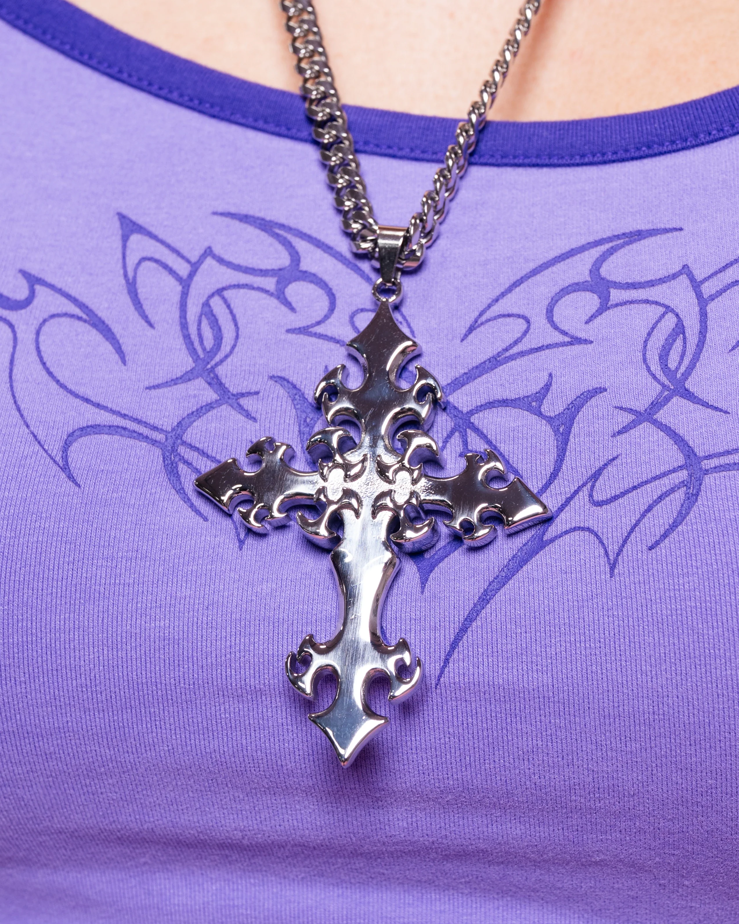 Cyber Cross Necklace - Image 5