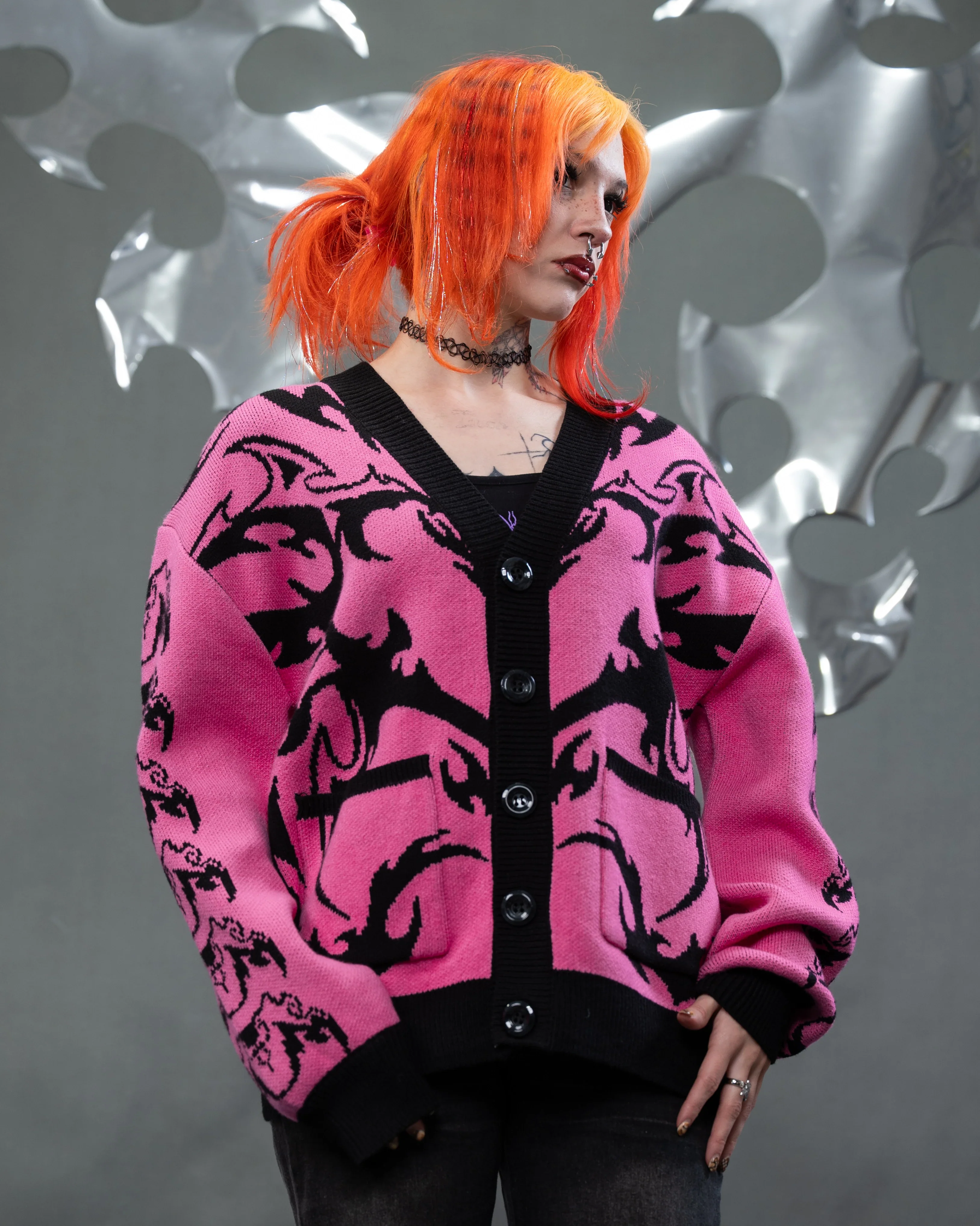 Cyber Heart Cardigan - Image 4
