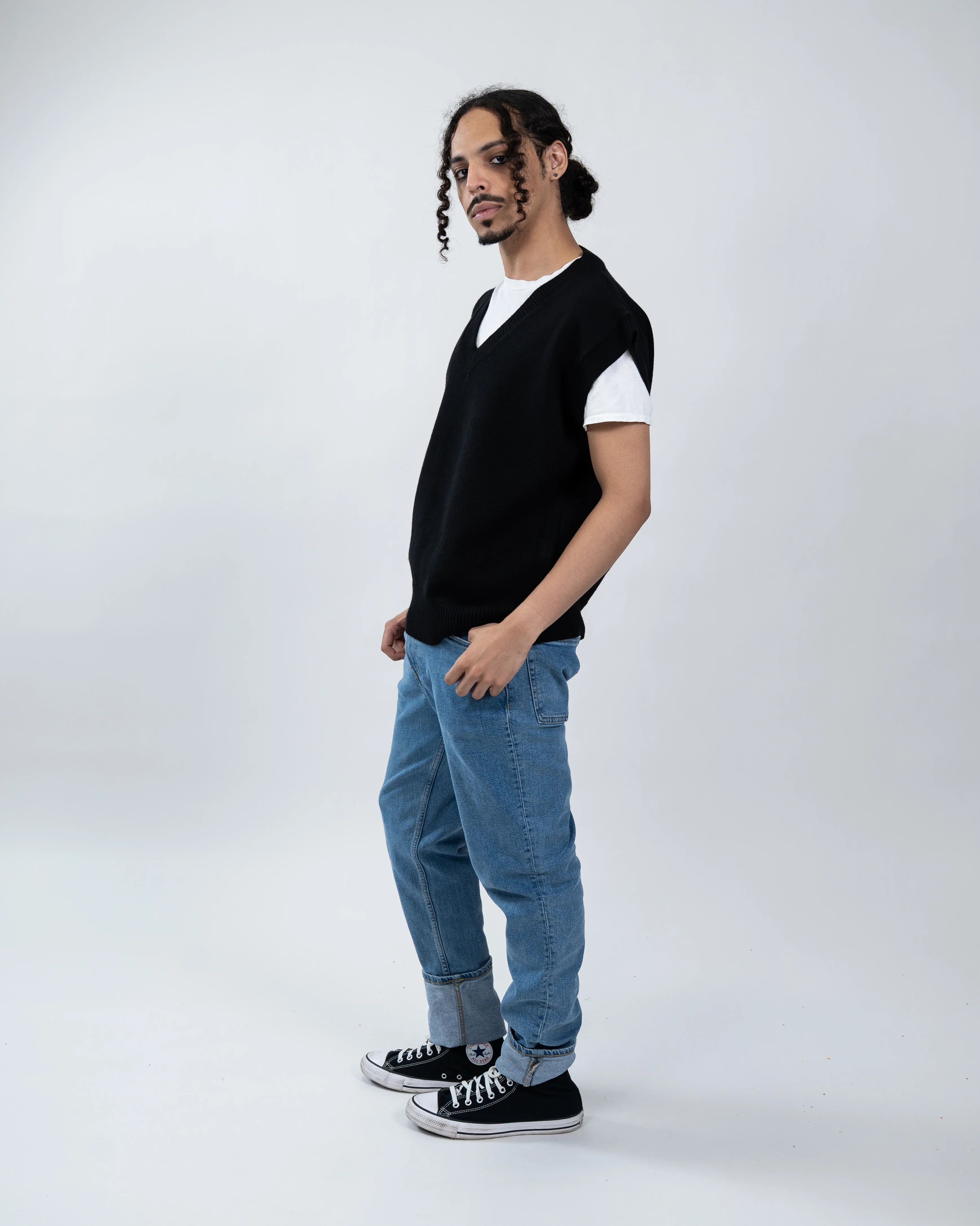 Dark White Vest - Image 6