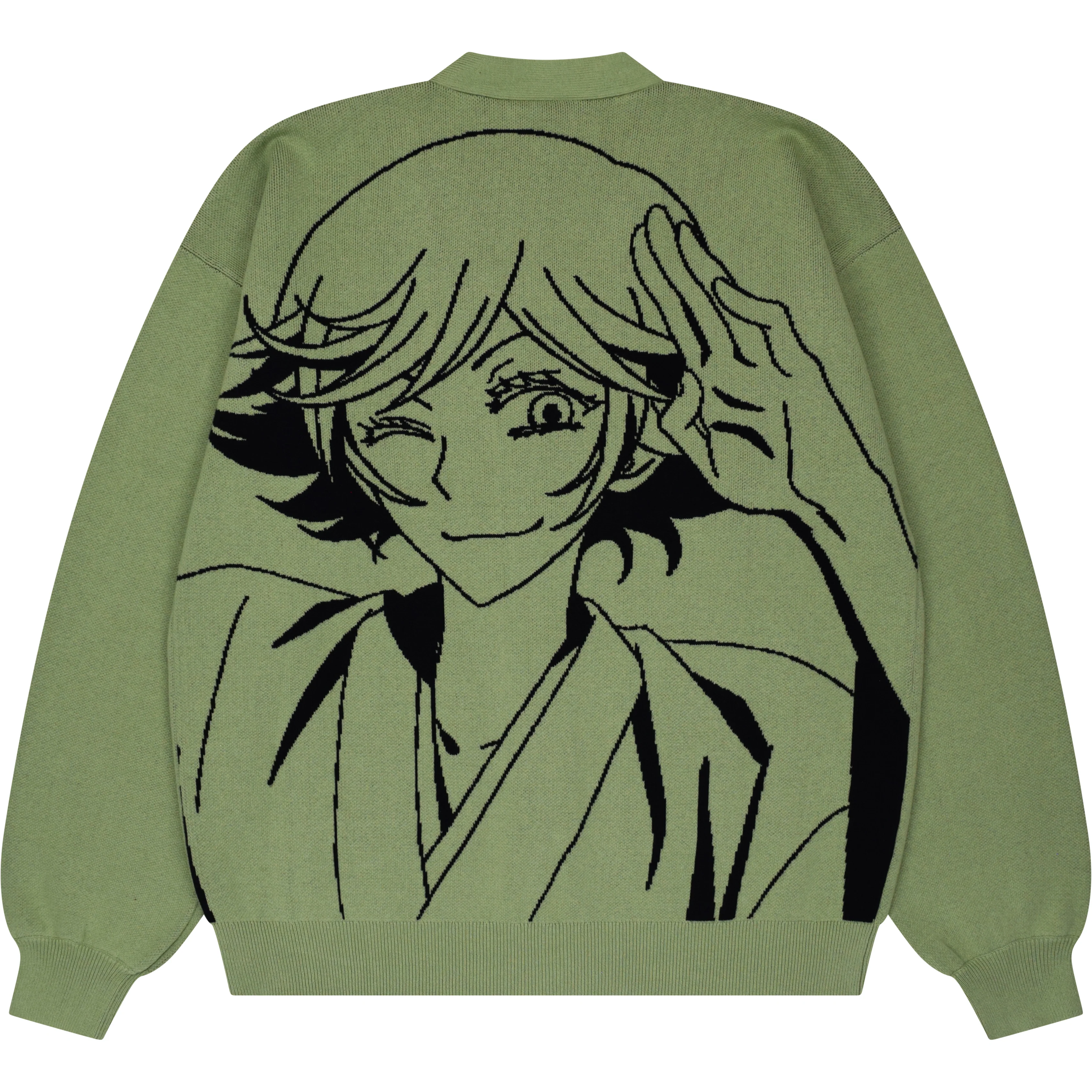 Divine White Snake Cardigan