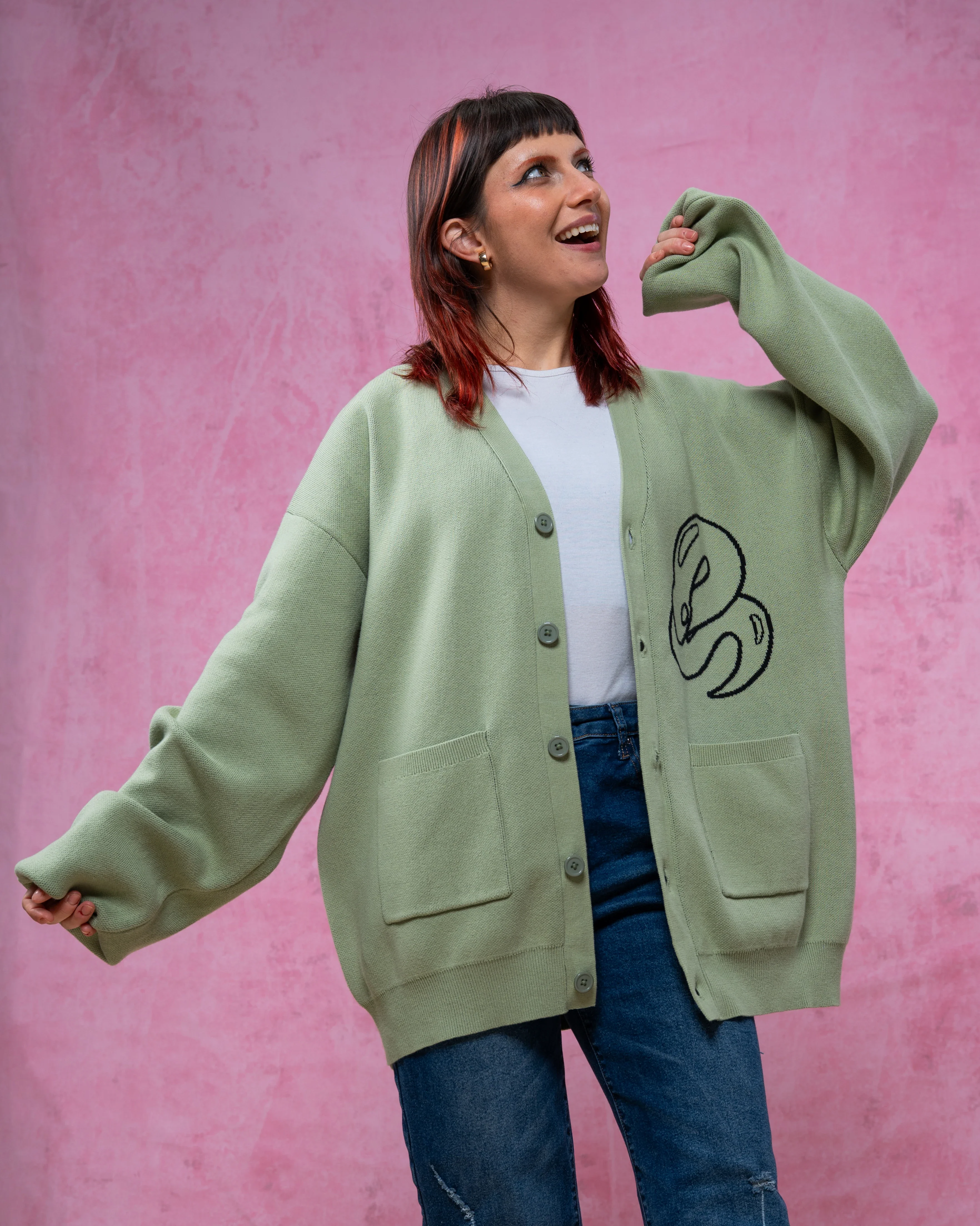 Divine White Snake Cardigan - Image 5