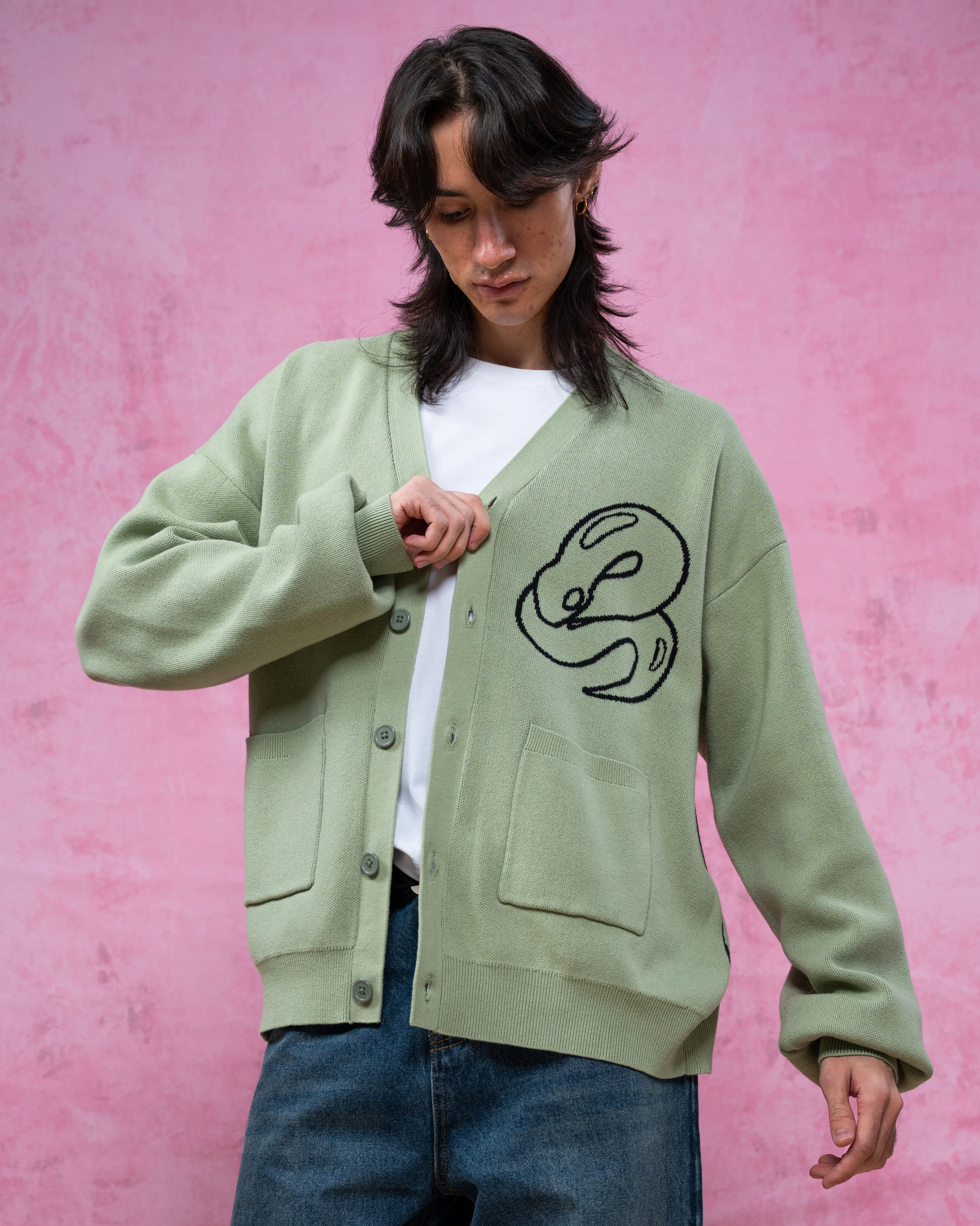Divine White Snake Cardigan - Image 7