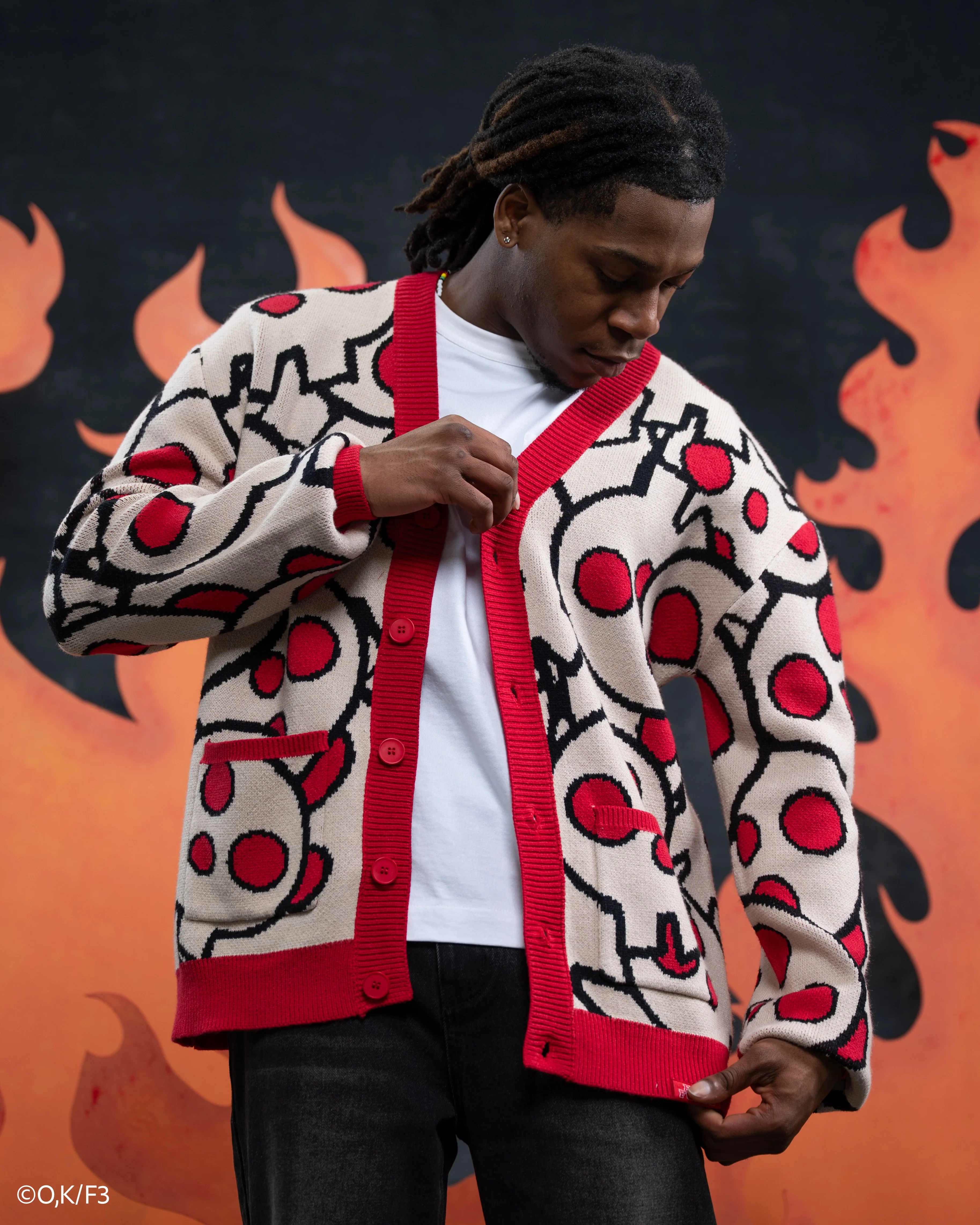Fire Force Skull Cardigan - Image 11
