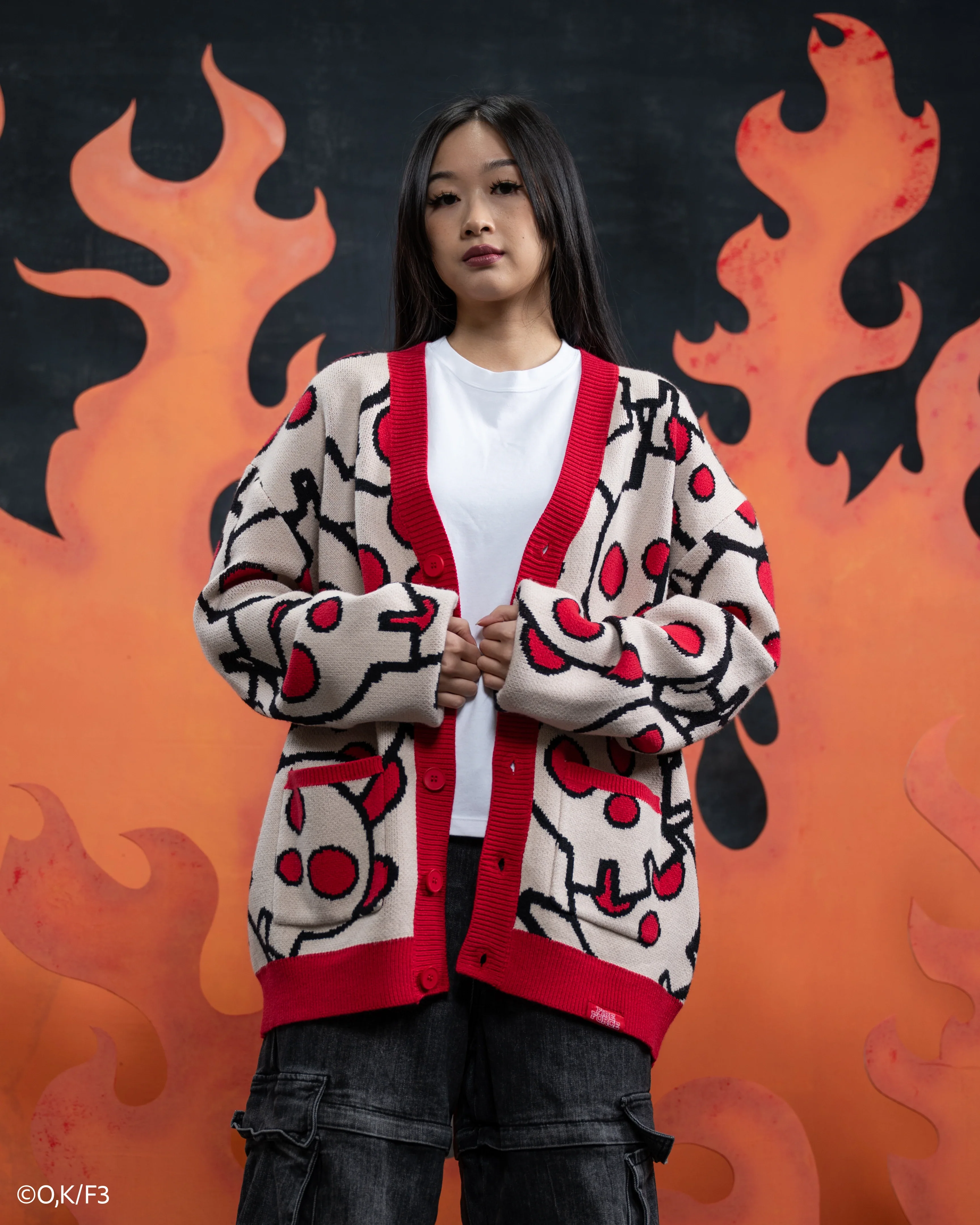 Fire Force Skull Cardigan - Image 6