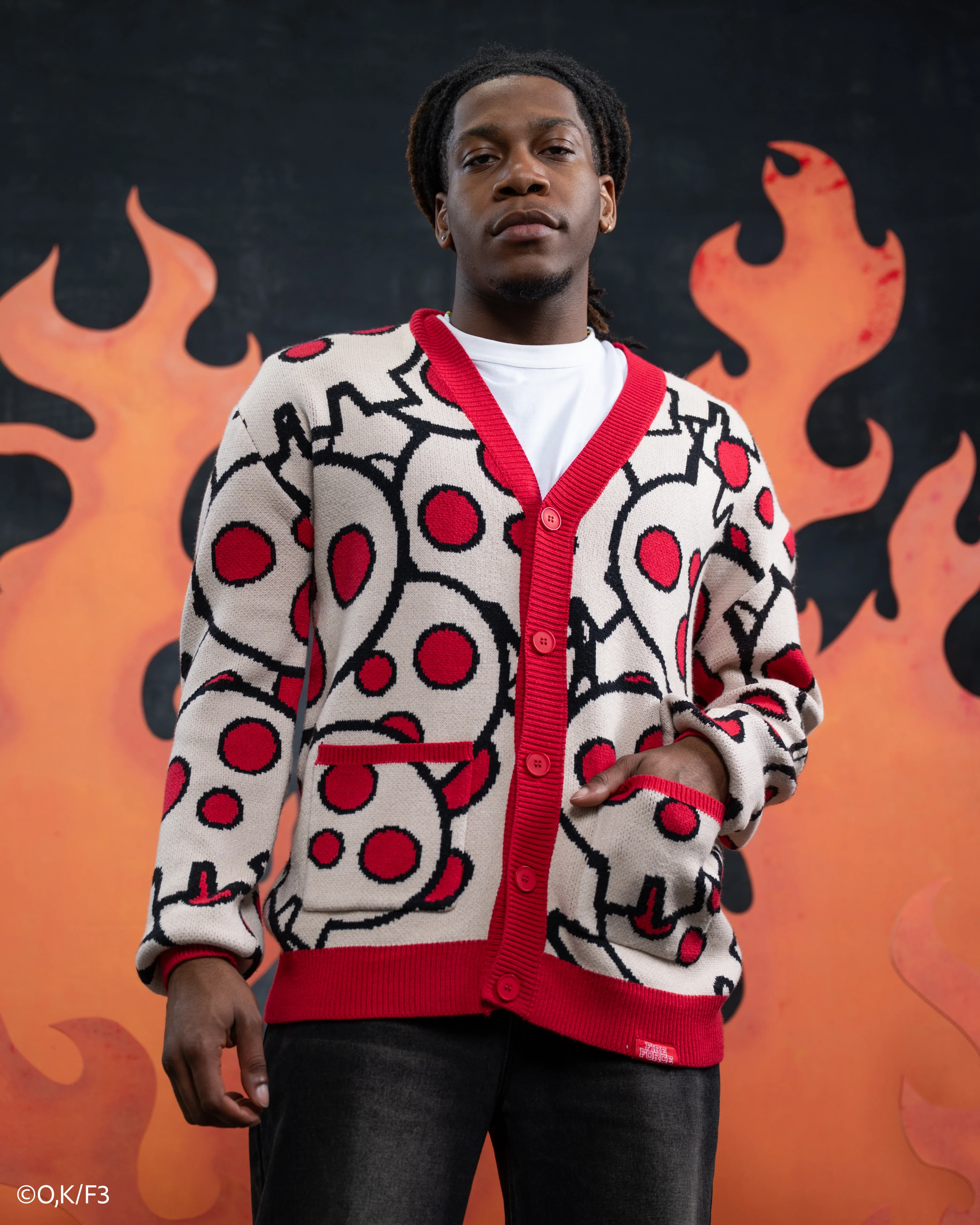 Fire Force Skull Cardigan - Image 8