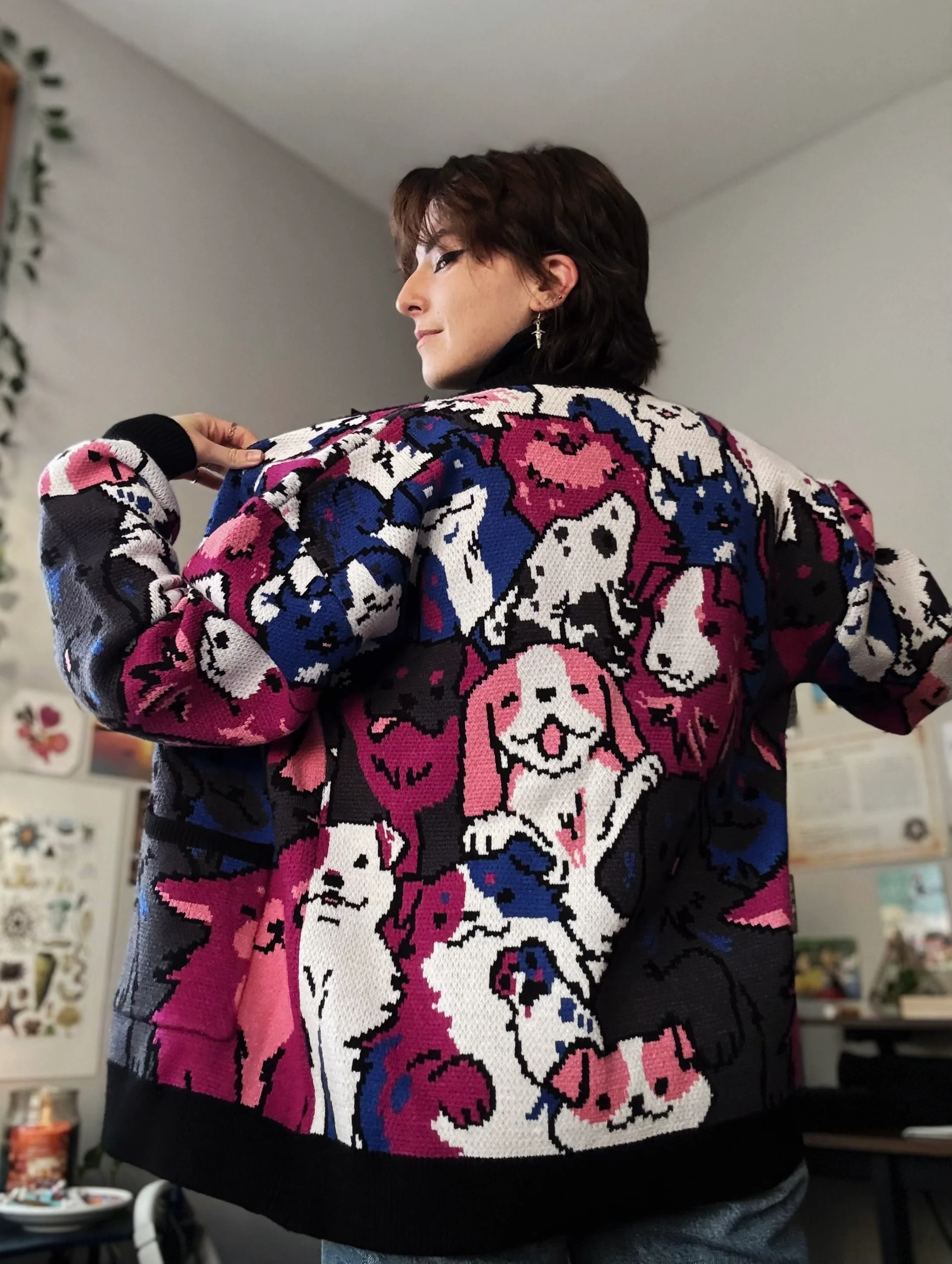 Gender Fluid Dog Cardigan - Image 4