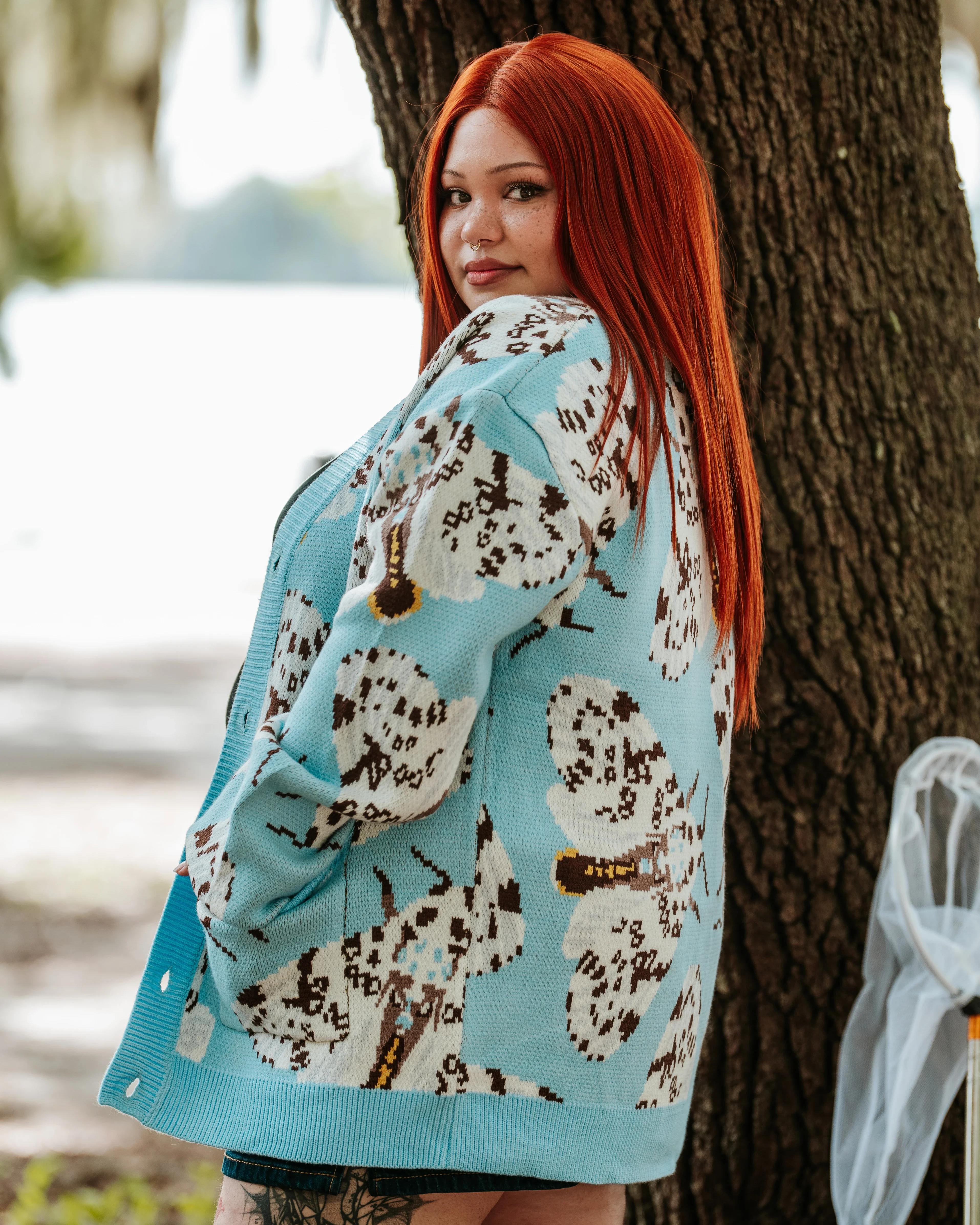 Giant Leopard Moth Cardigan - Image 6
