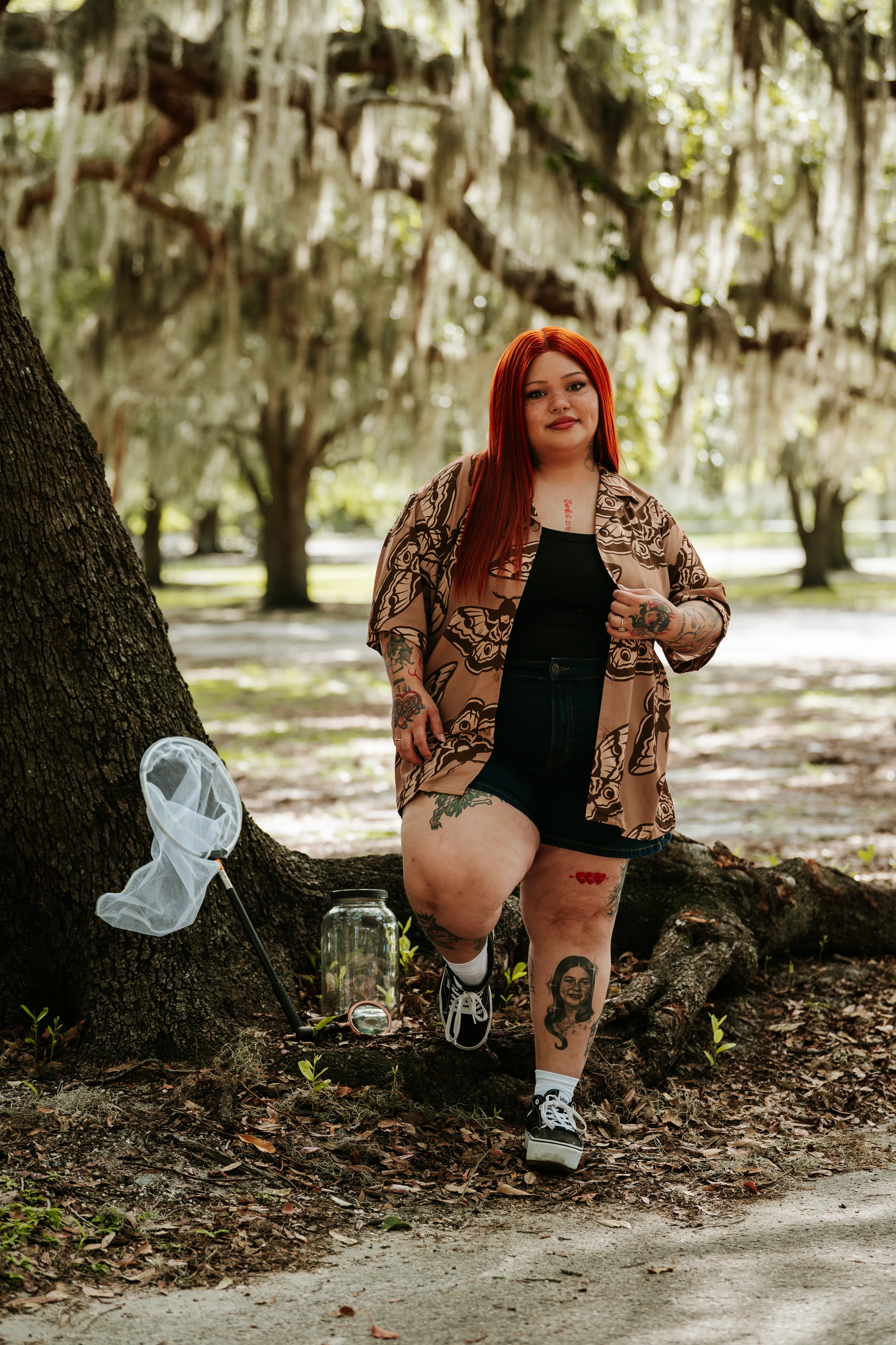 Giant Peacock Moth Button Up - Image 3