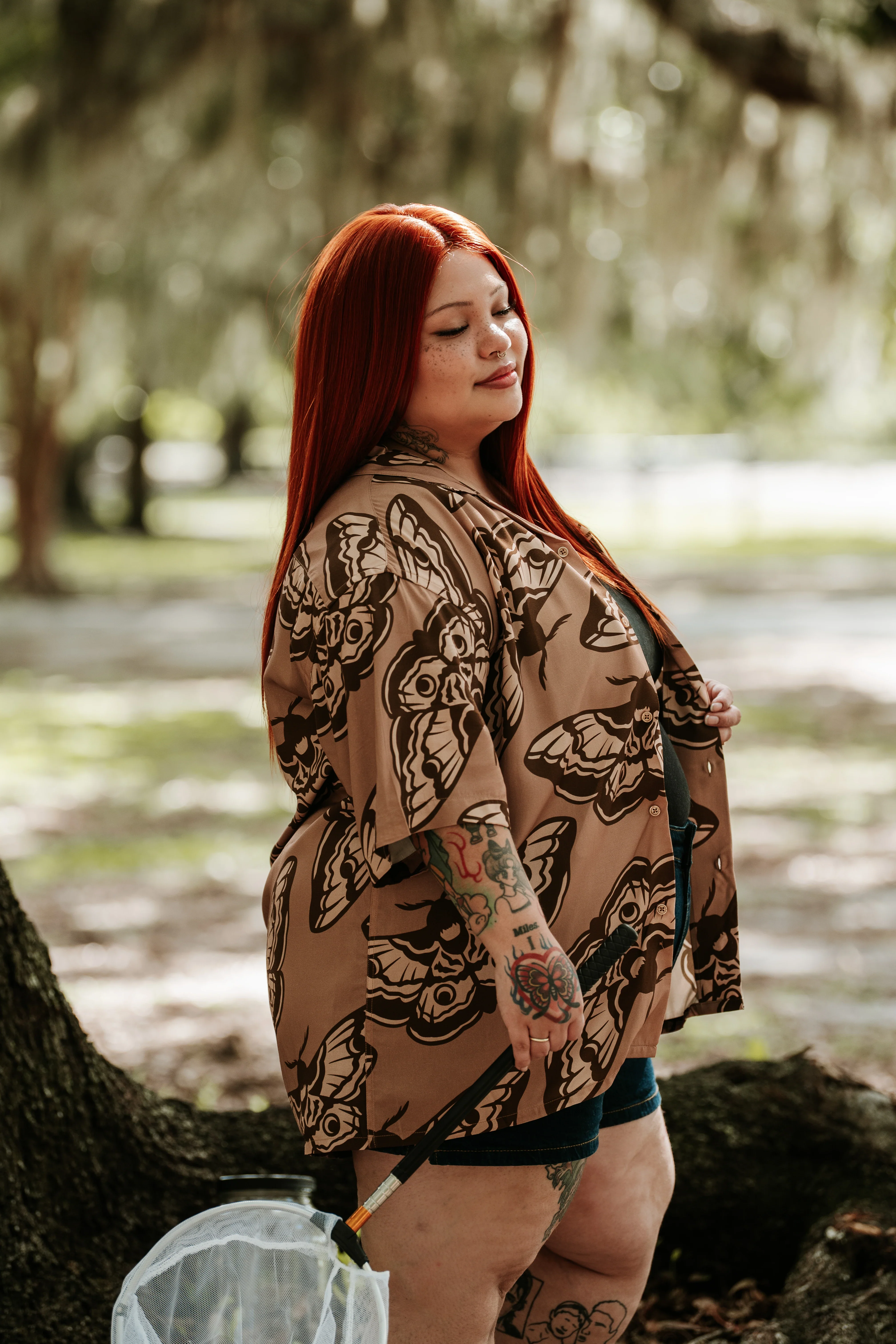 Giant Peacock Moth Button Up - Image 6