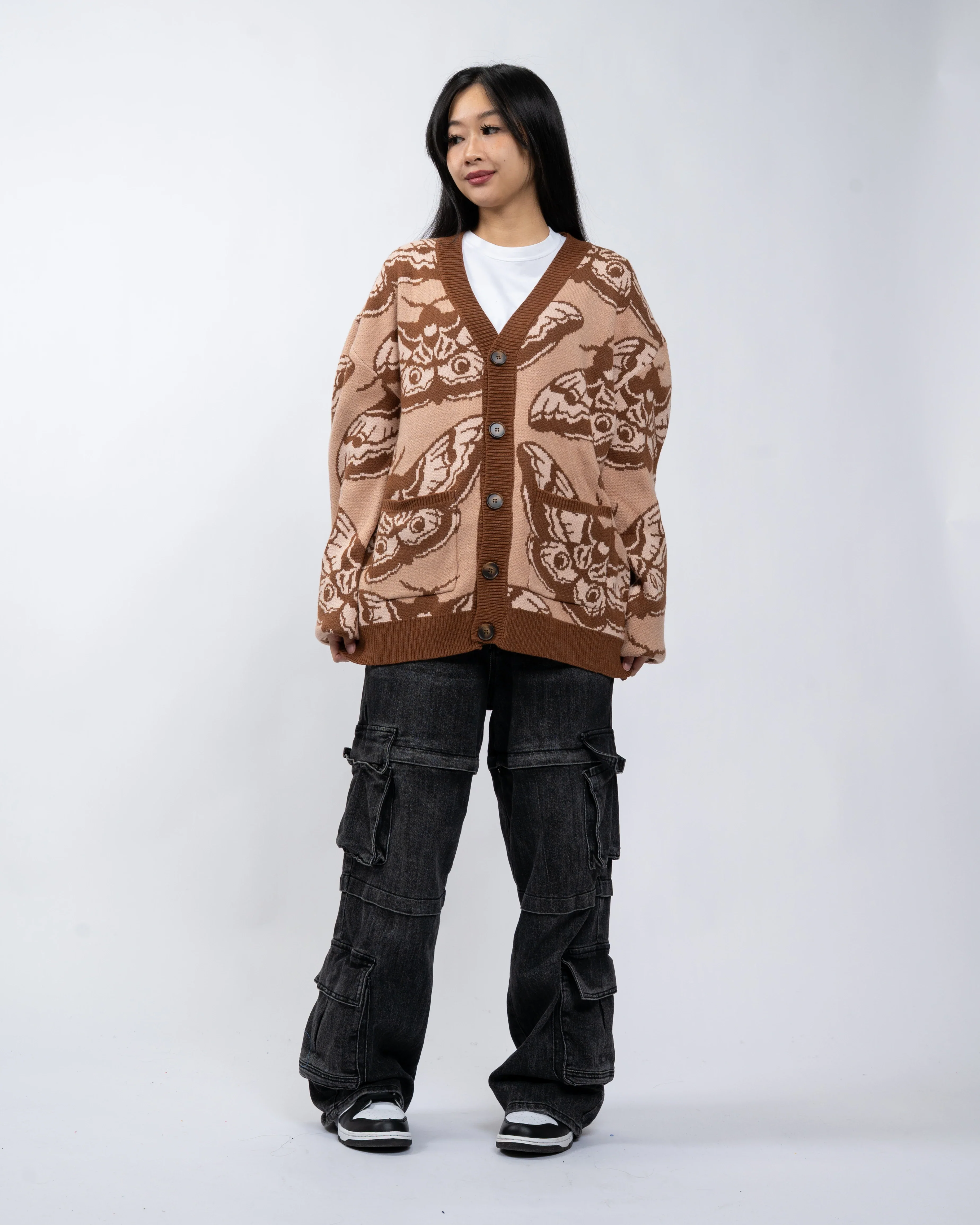 Giant Peacock Moth Cardigan - Image 10