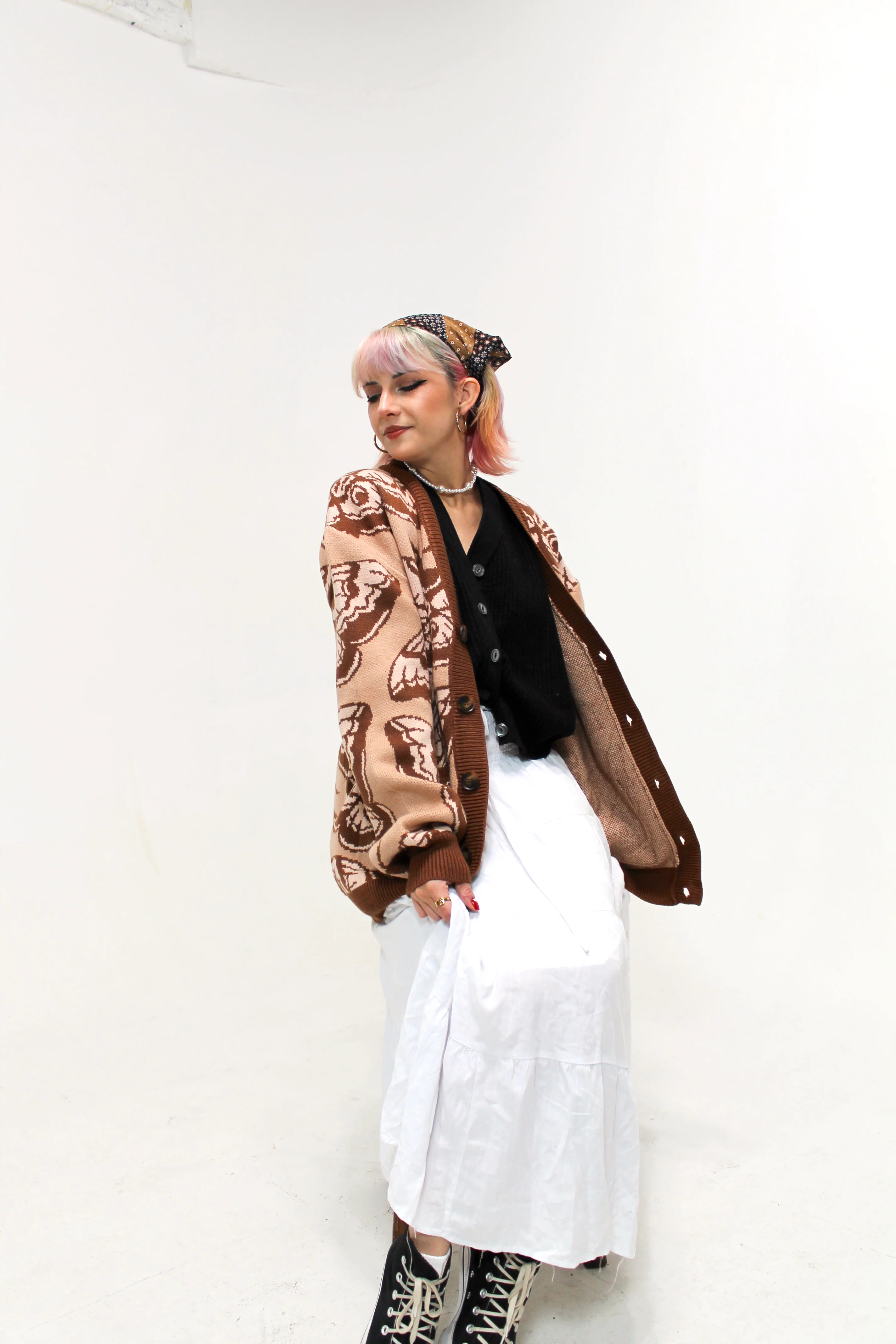 Giant Peacock Moth Cardigan - Image 15