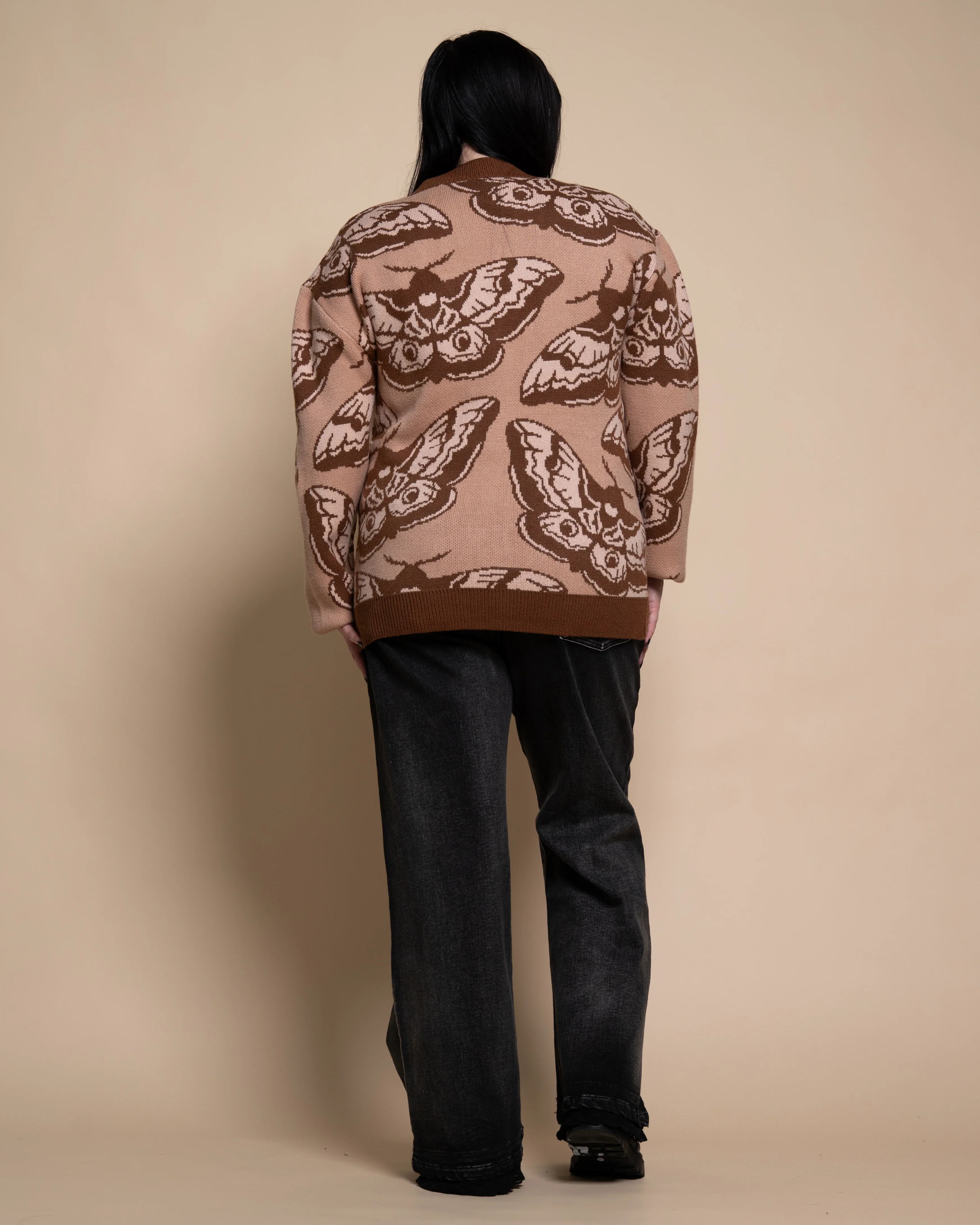 Giant Peacock Moth Cardigan - Image 4