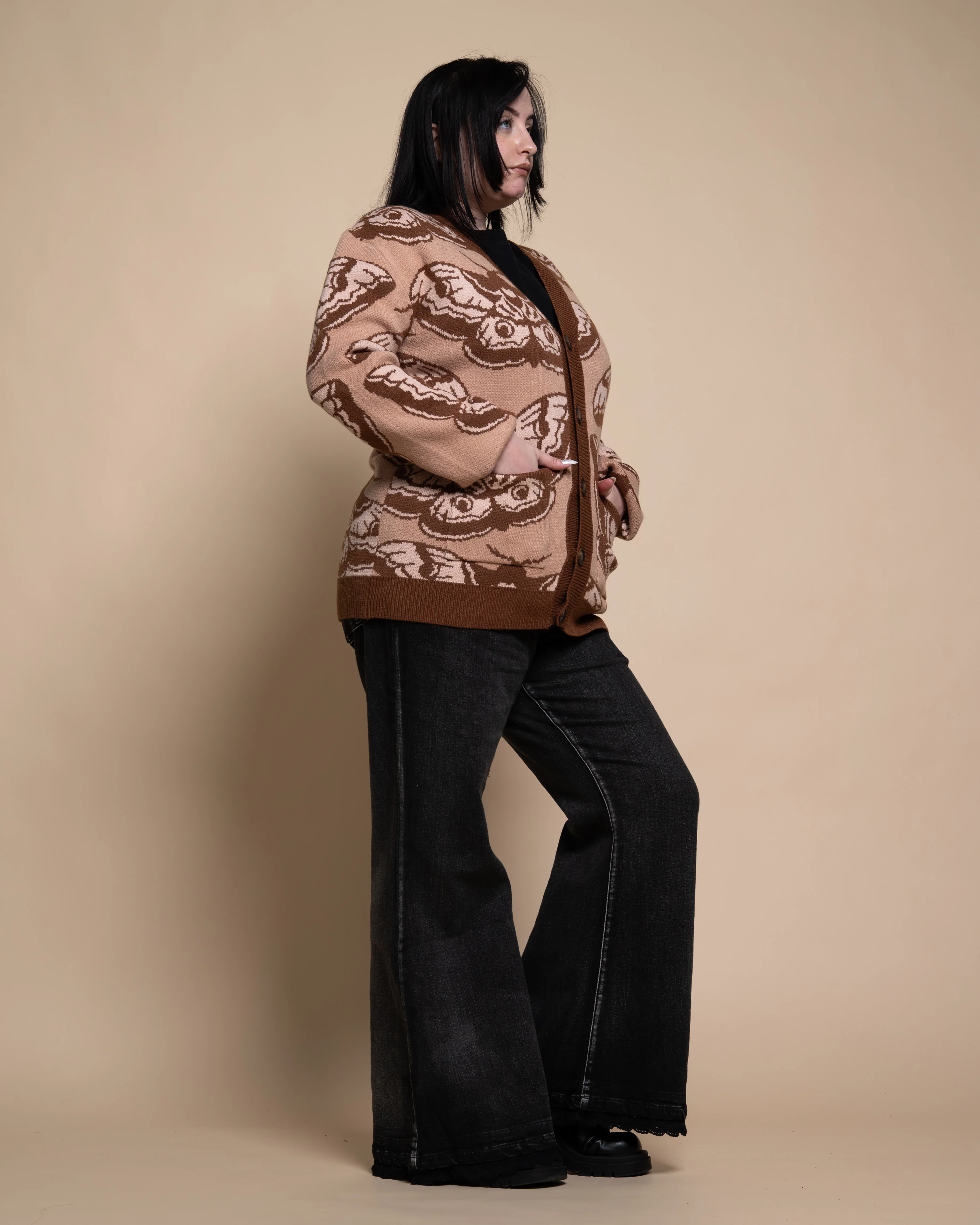Giant Peacock Moth Cardigan - Image 6