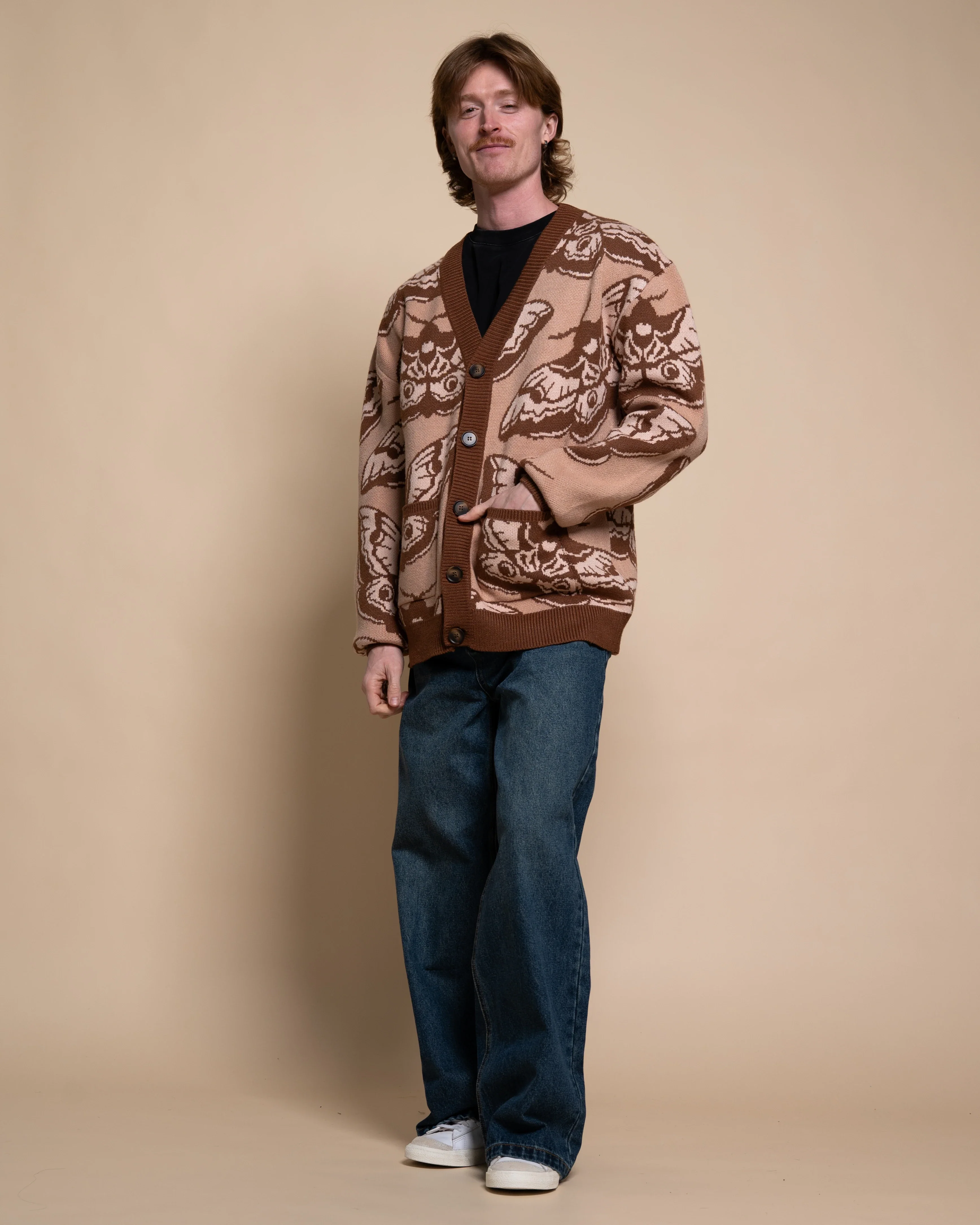 Giant Peacock Moth Cardigan - Image 7