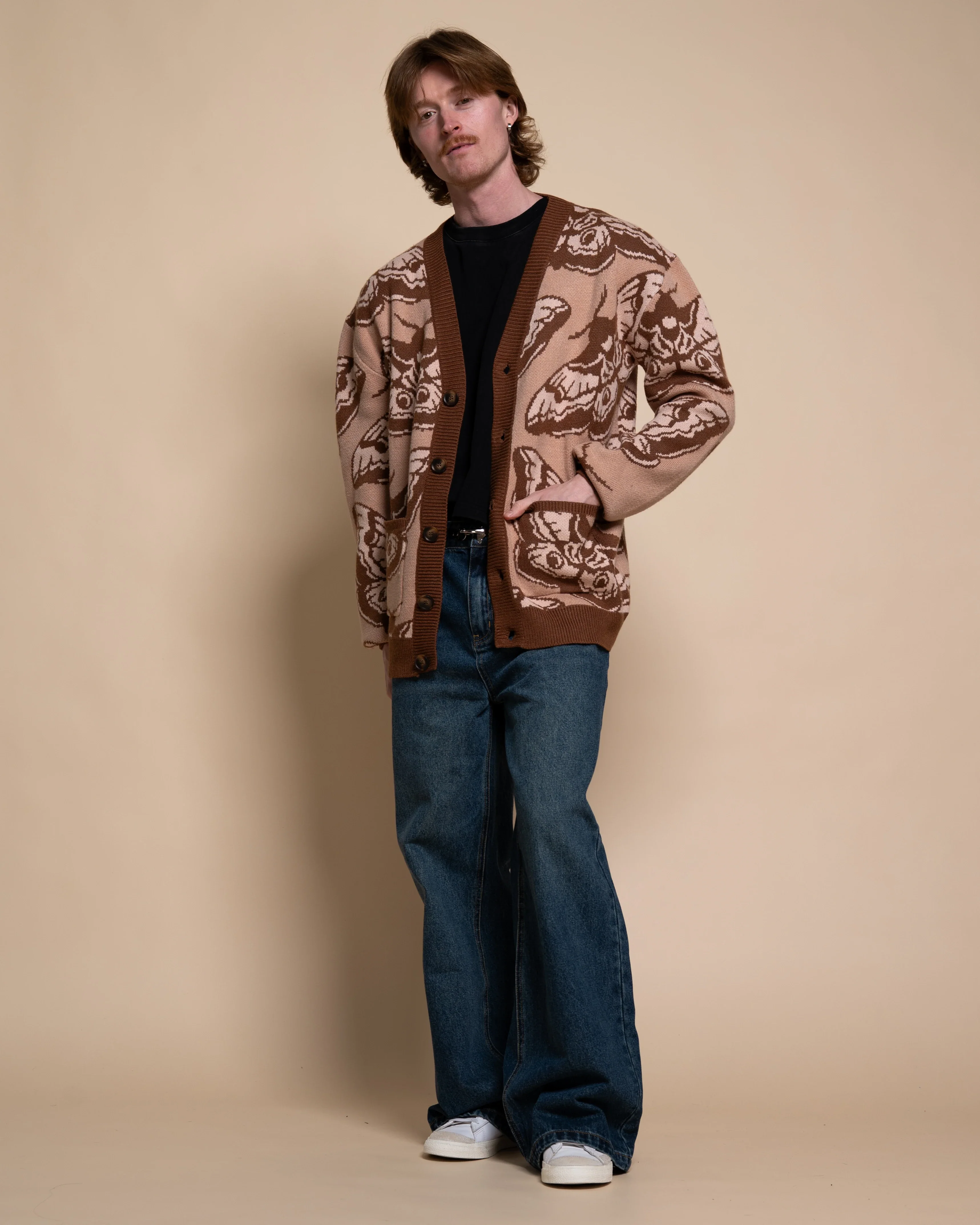 Giant Peacock Moth Cardigan - Image 9