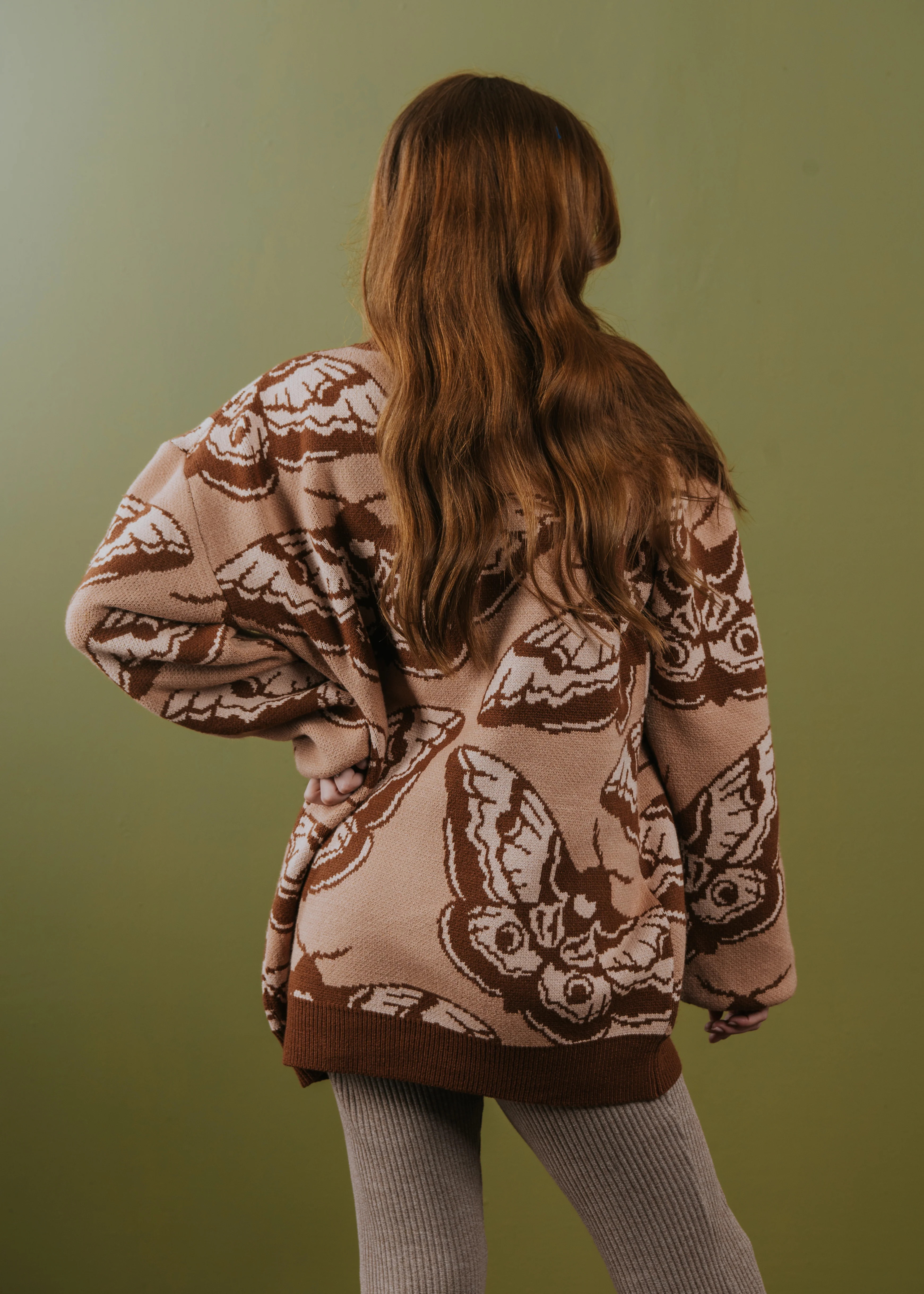 Giant Peacock Moth Sweater - Image 5