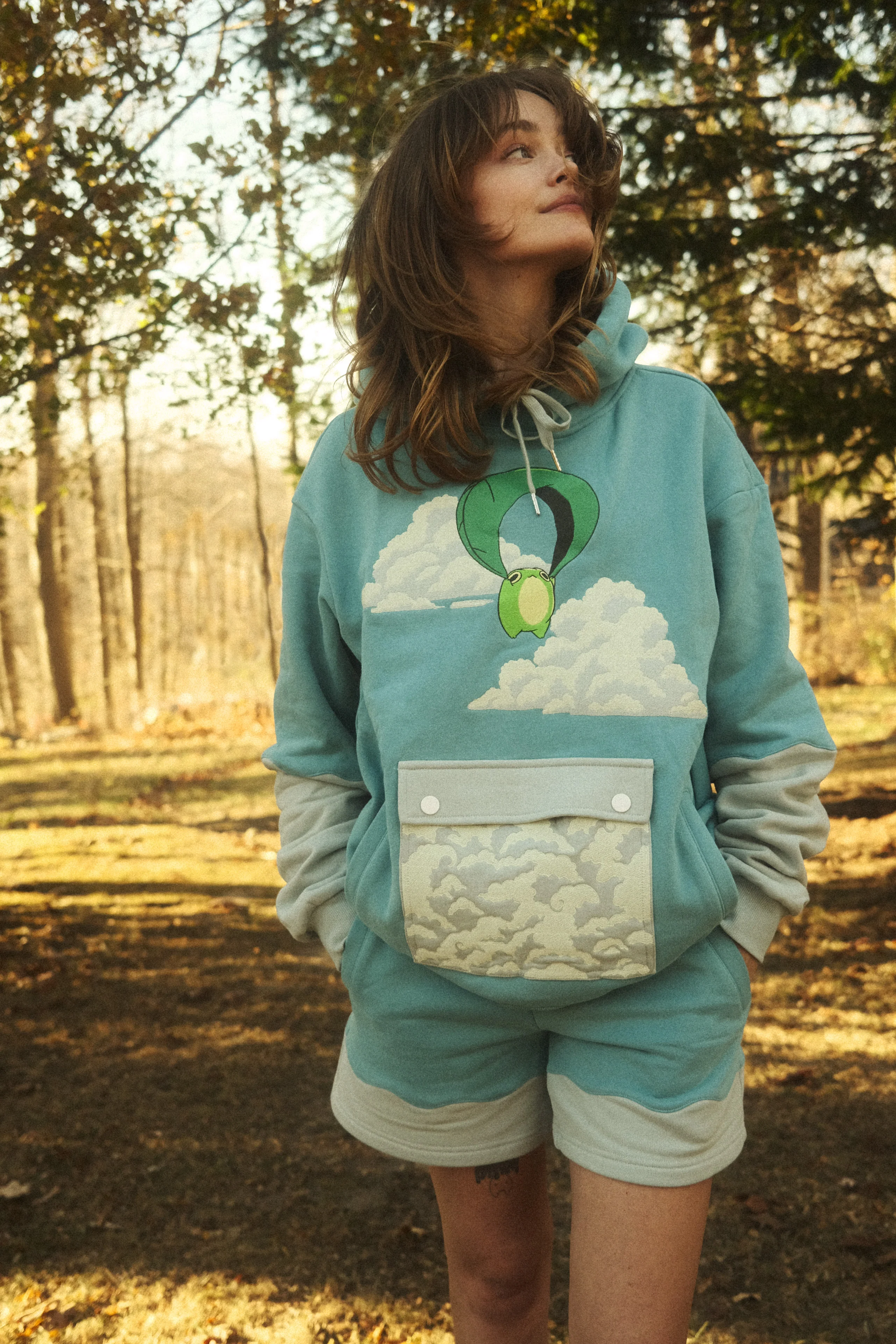 Gliding Frog Daytime Hoodie - Image 3