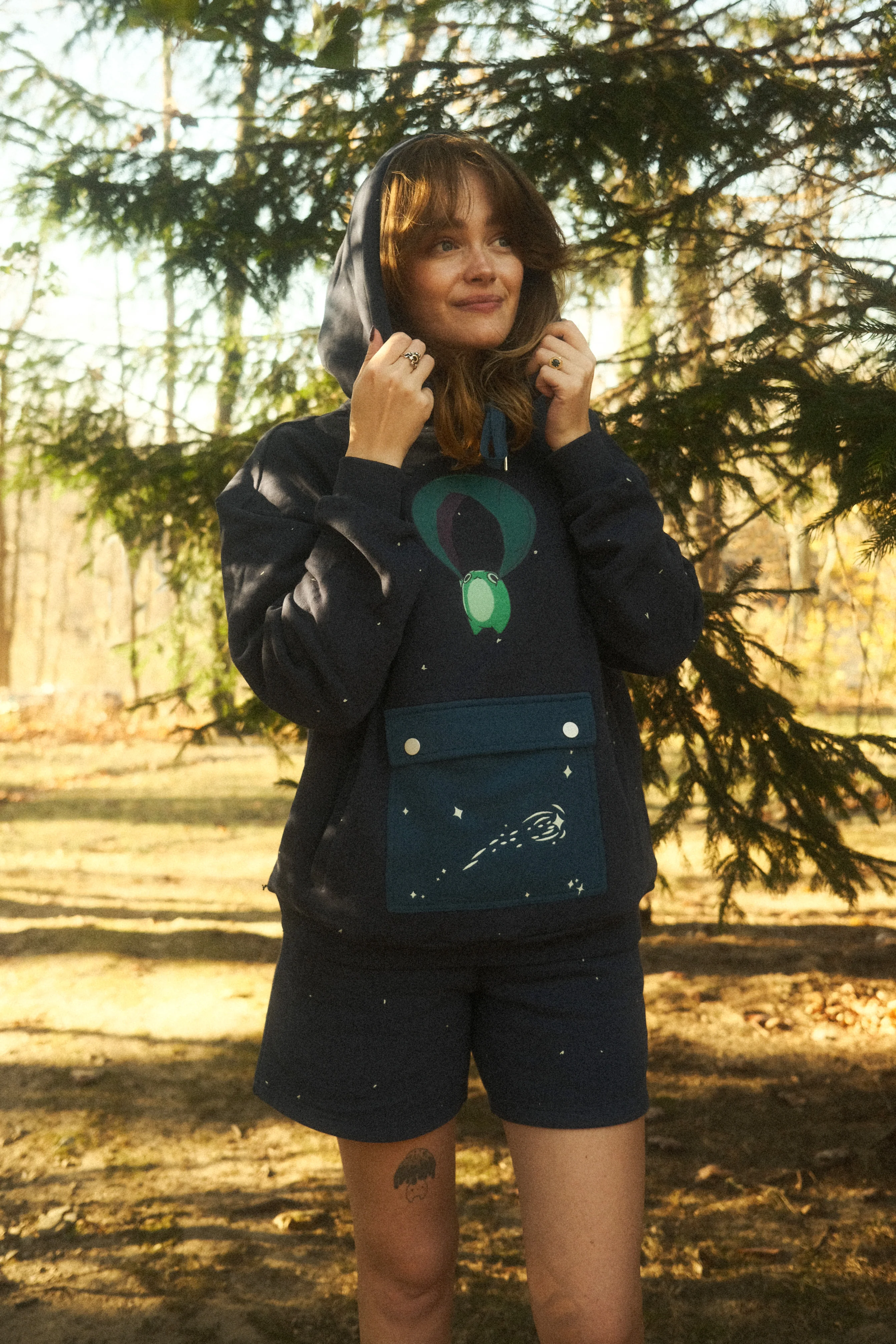 Gliding Frog Nighttime Shorts - Image 4