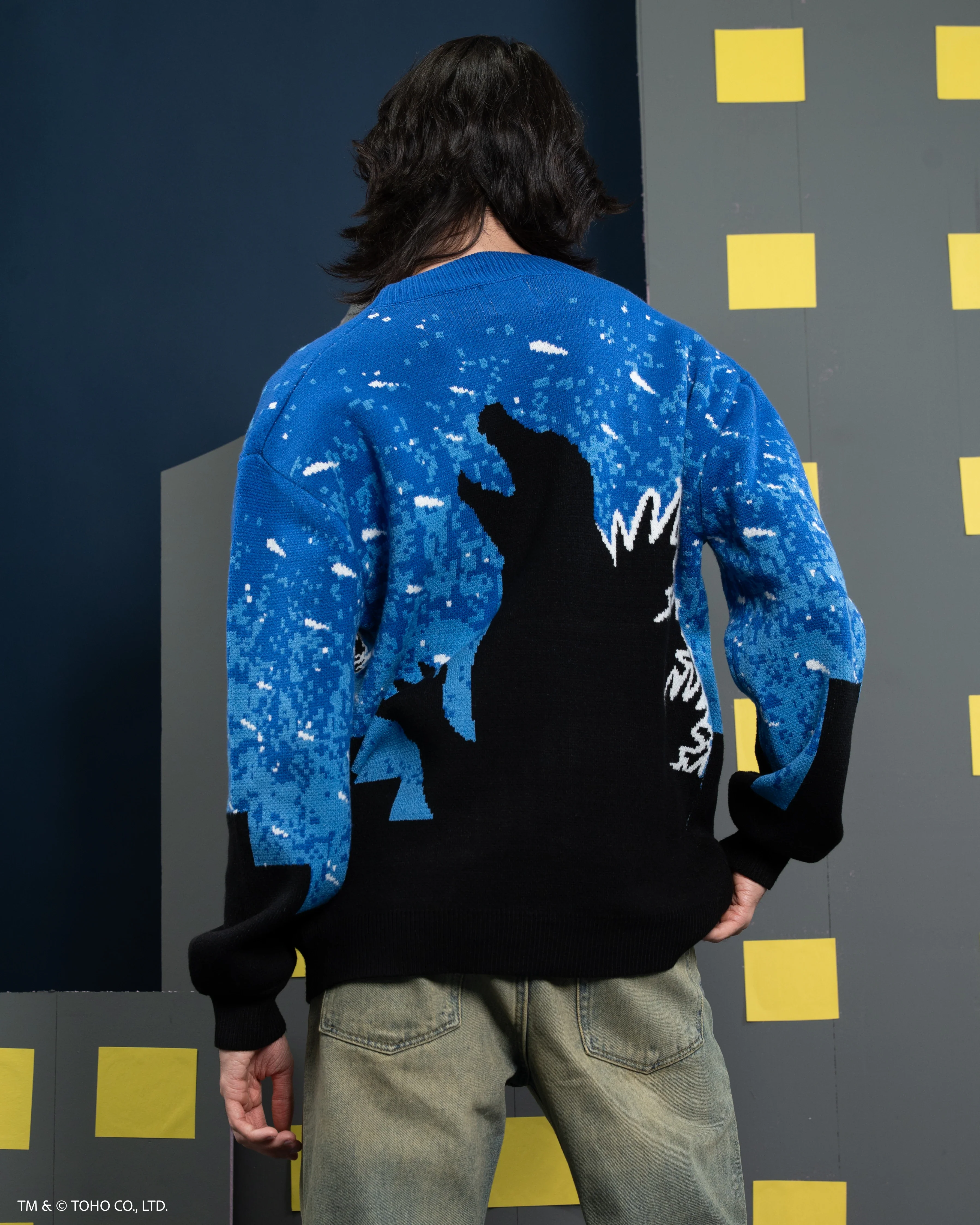 Godzilla Silhouette Cardigan - Image 16
