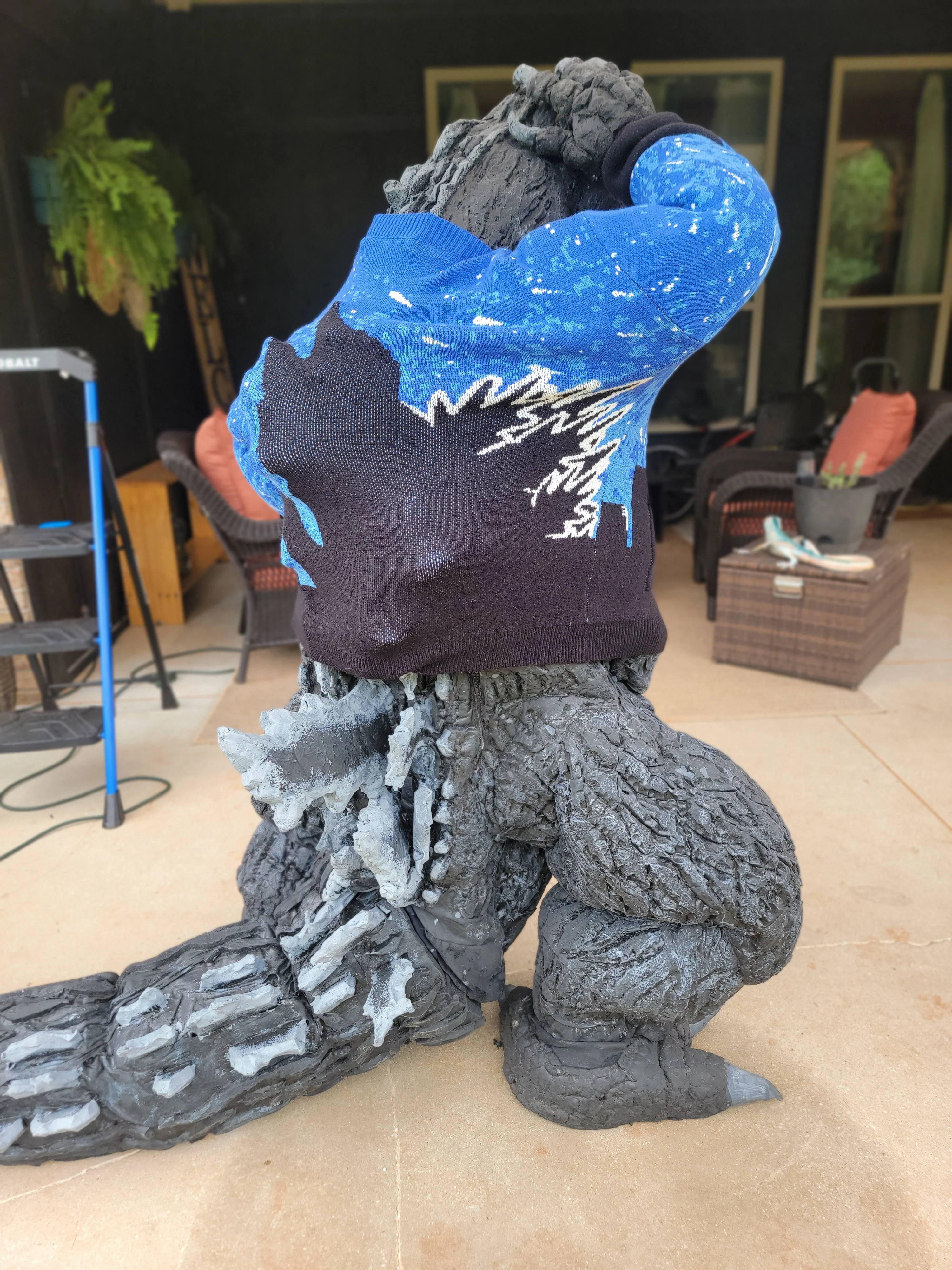 Godzilla Silhouette Cardigan - Image 19