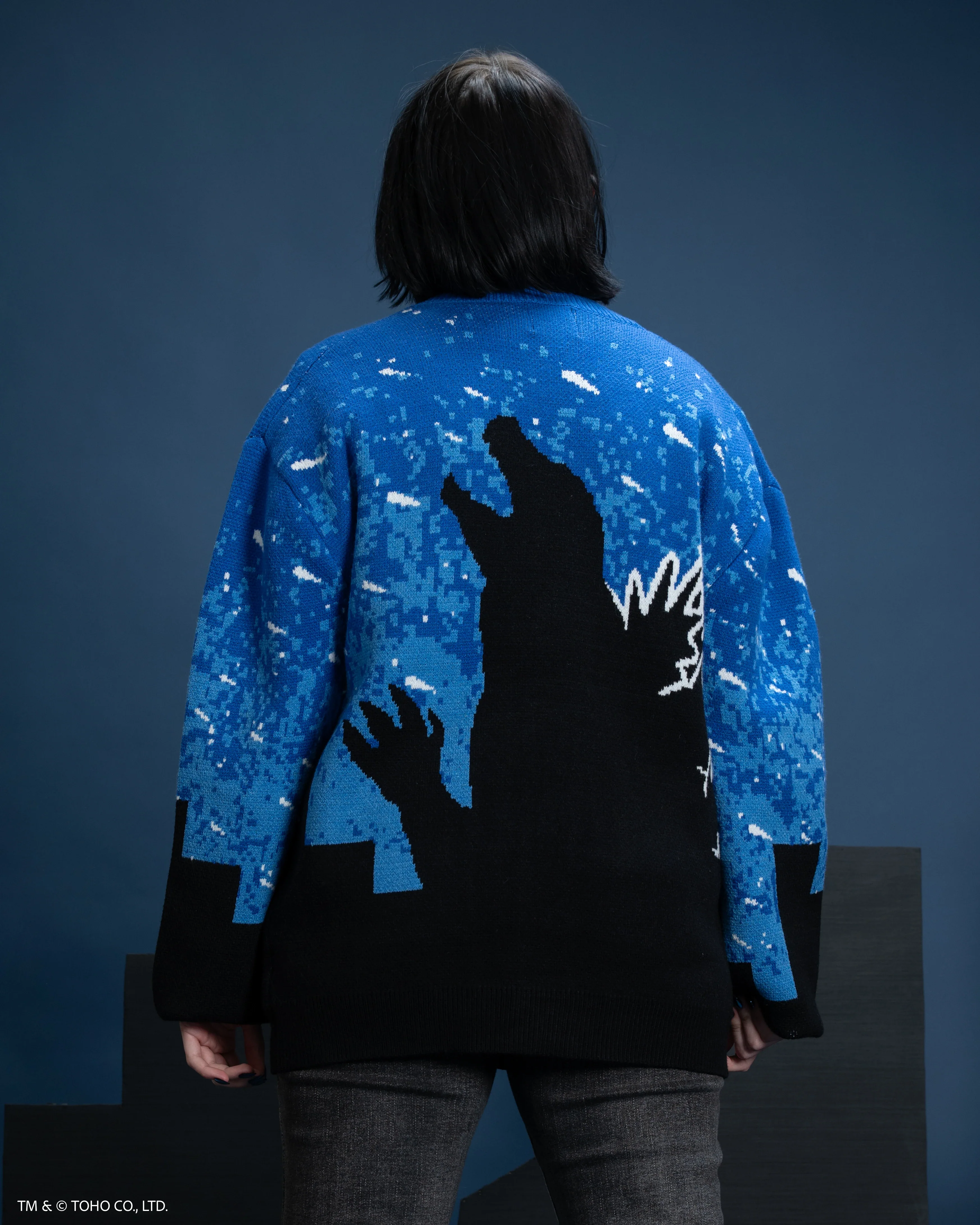 Godzilla Silhouette Cardigan - Image 4