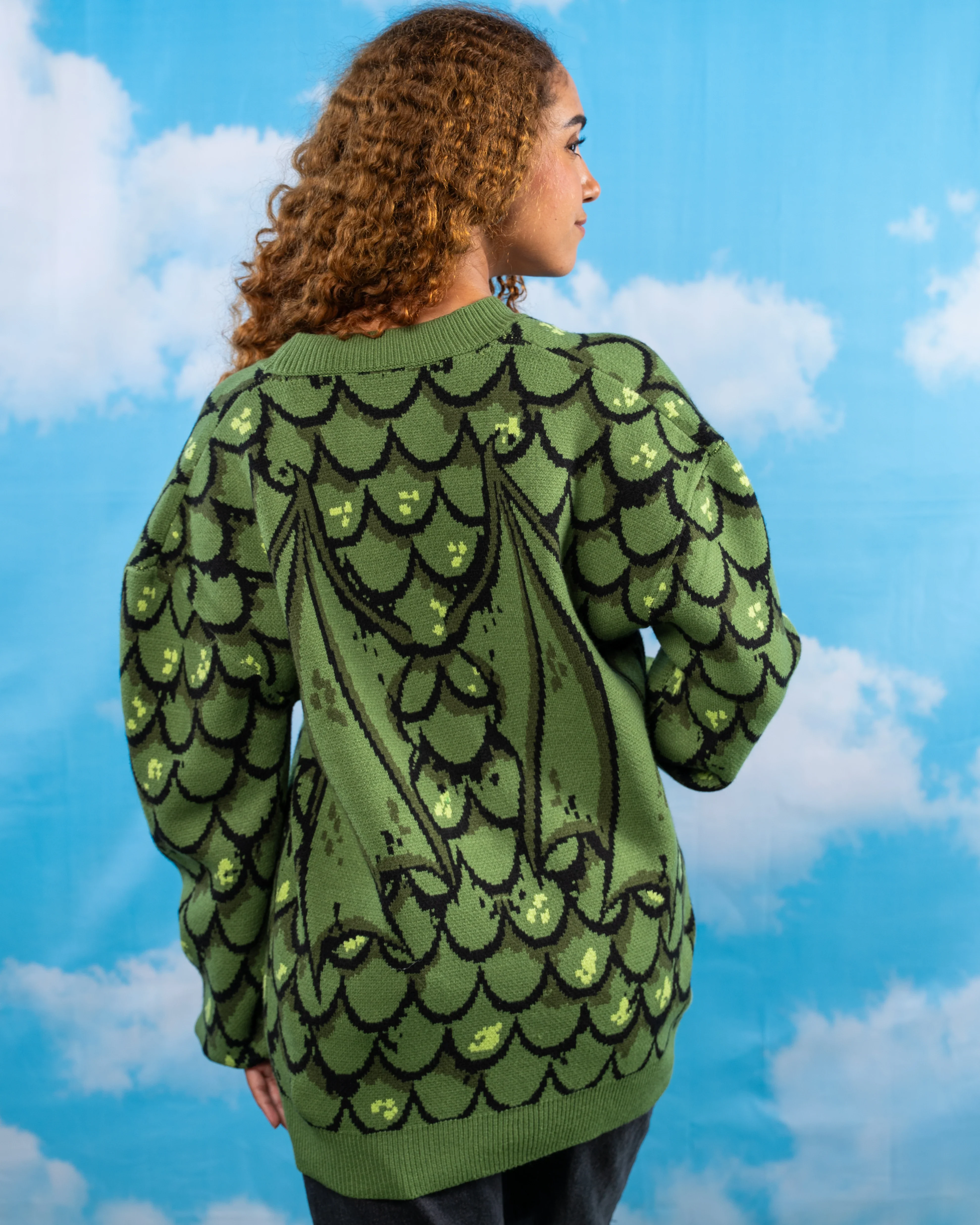 Green Dragon Cardigan - Image 3