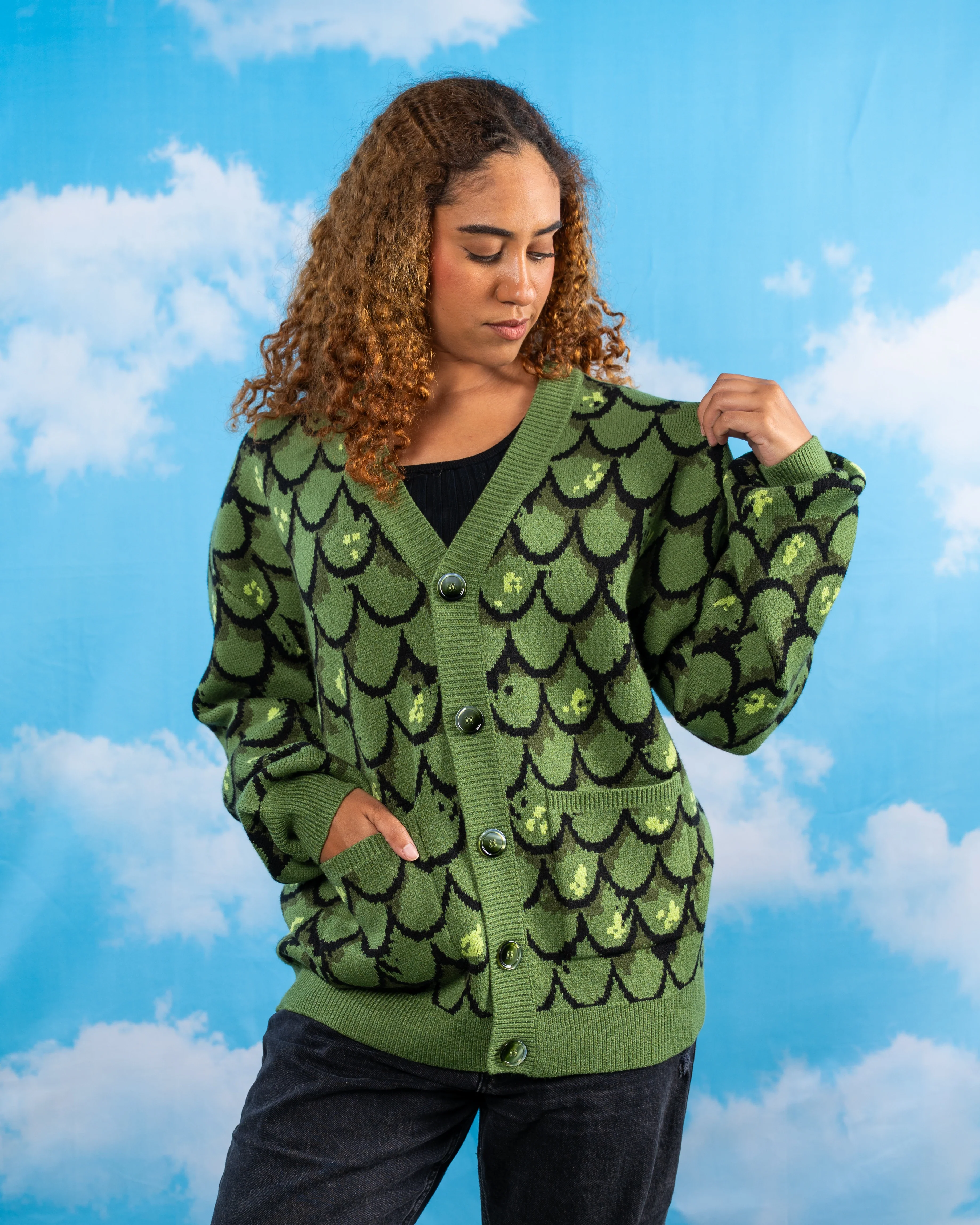 Green Dragon Cardigan - Image 6
