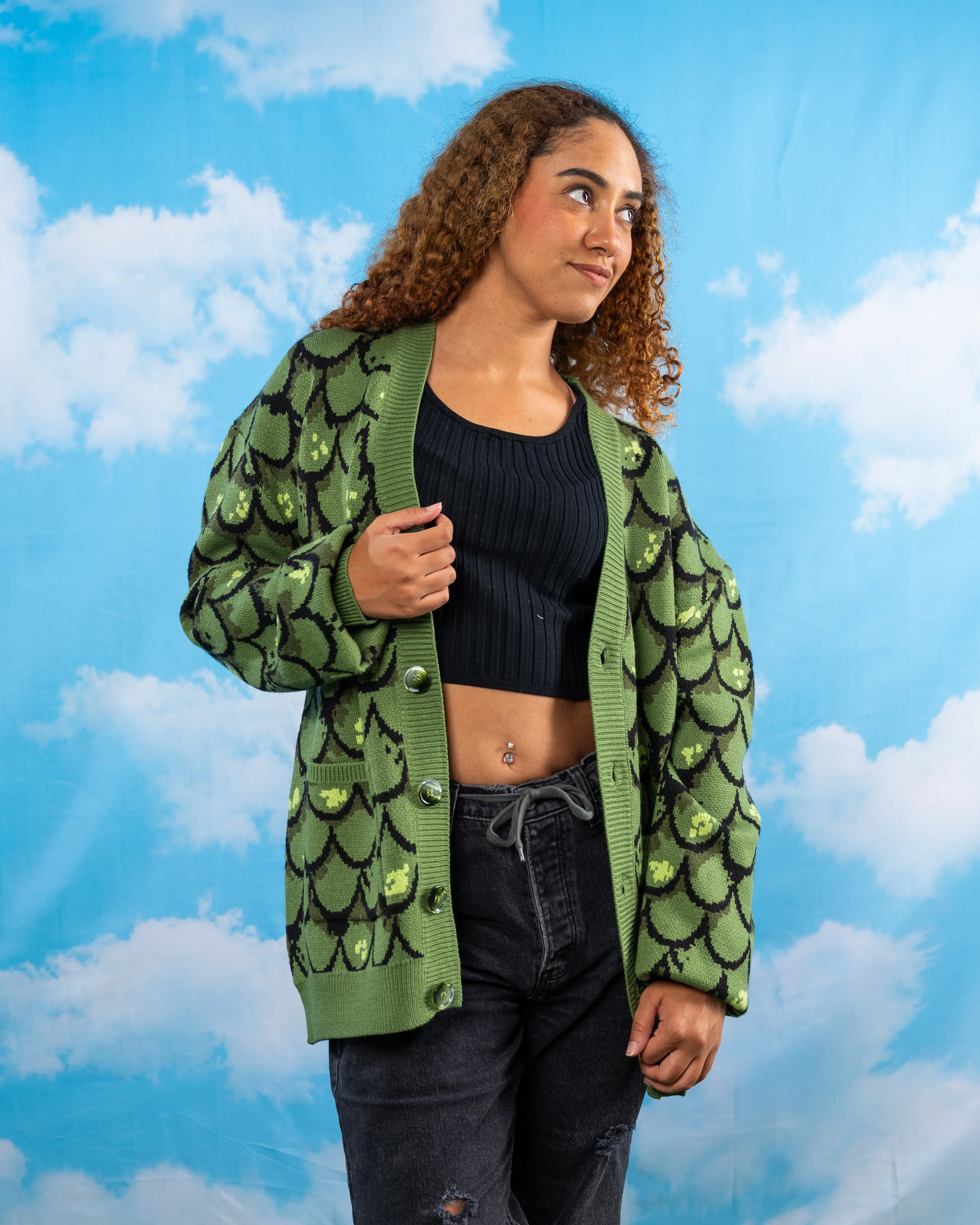 Green Dragon Cardigan - Image 7