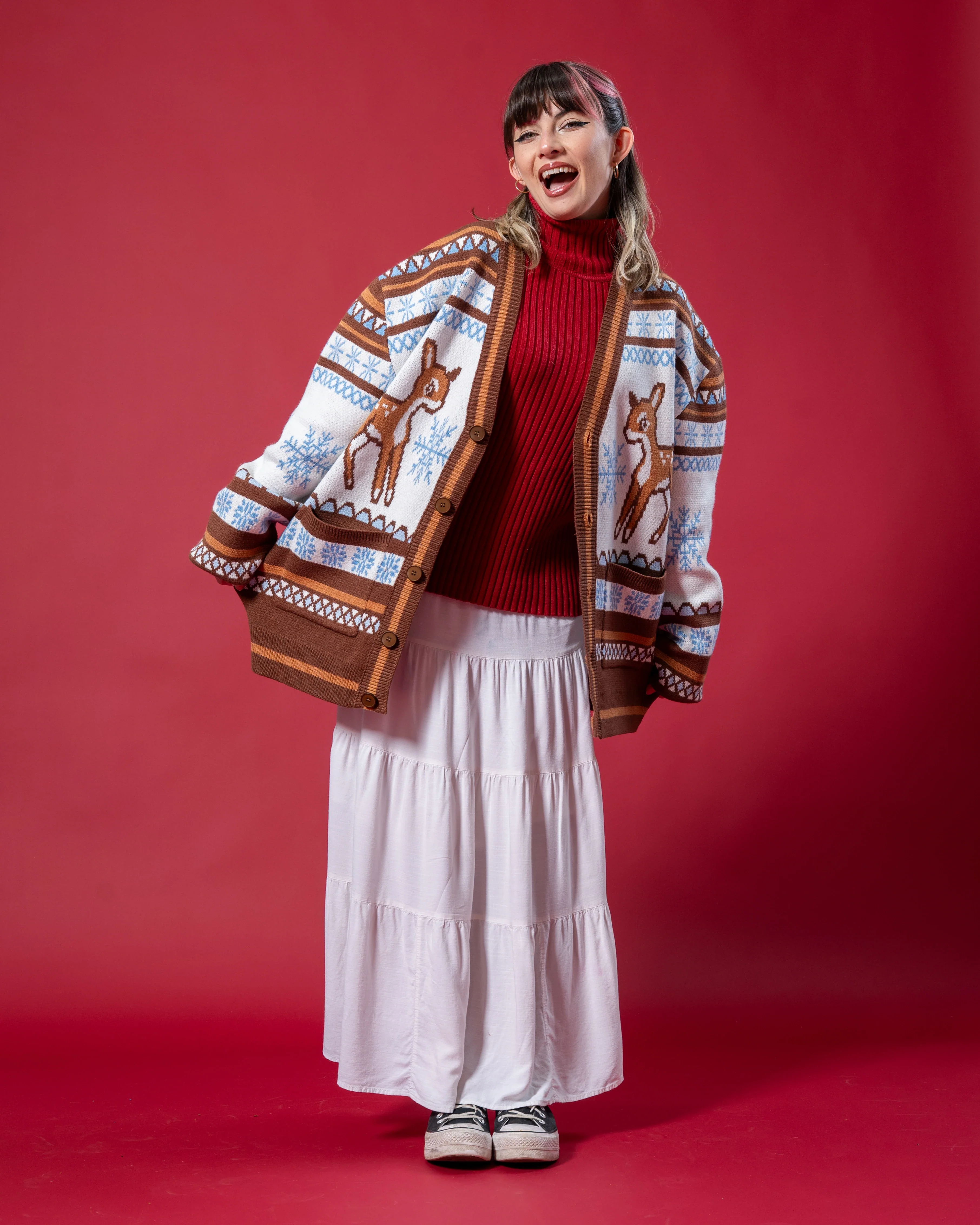 Happy Holideers Cardigan - Image 5
