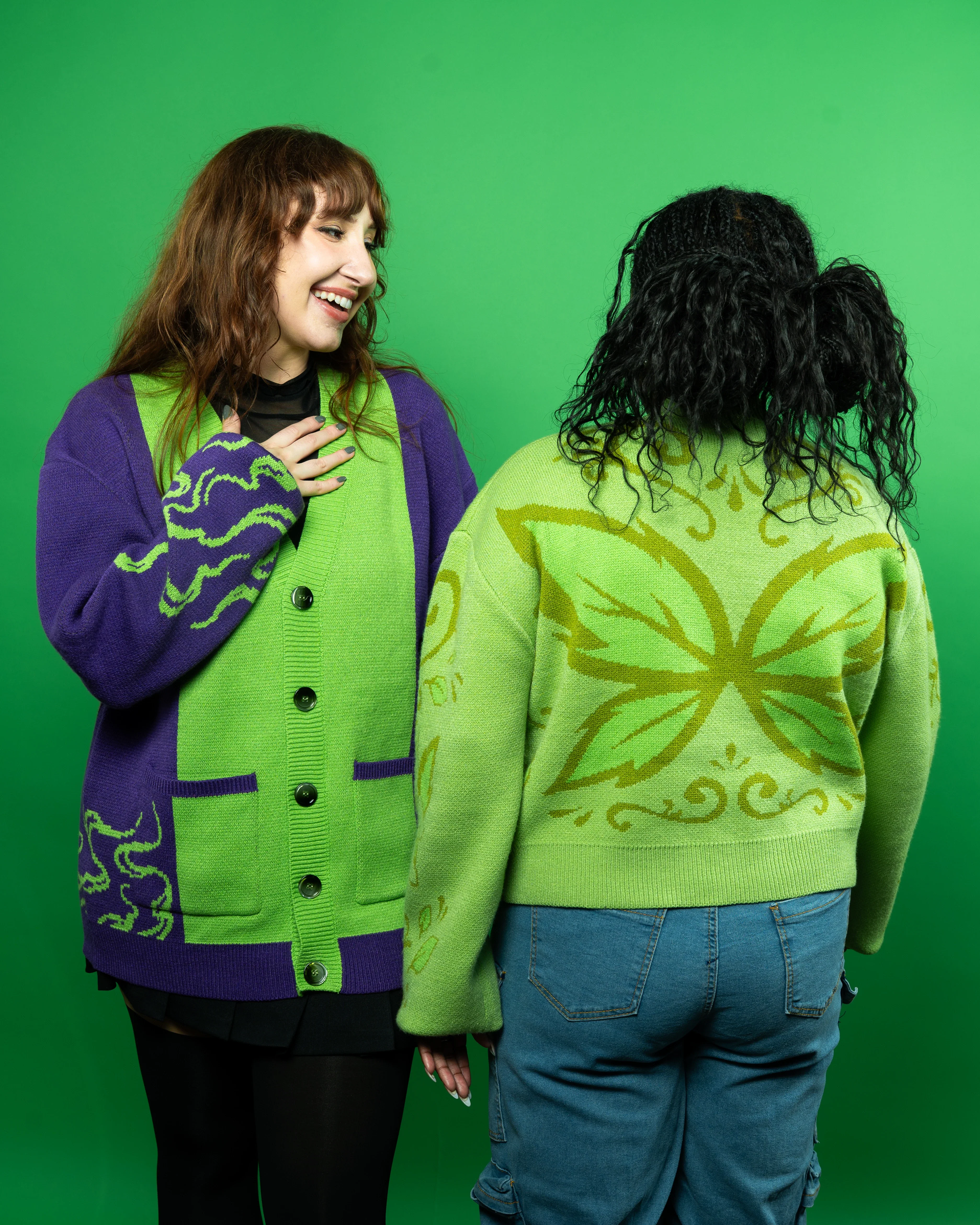 Cropped Illusen Cardigan - Image 6