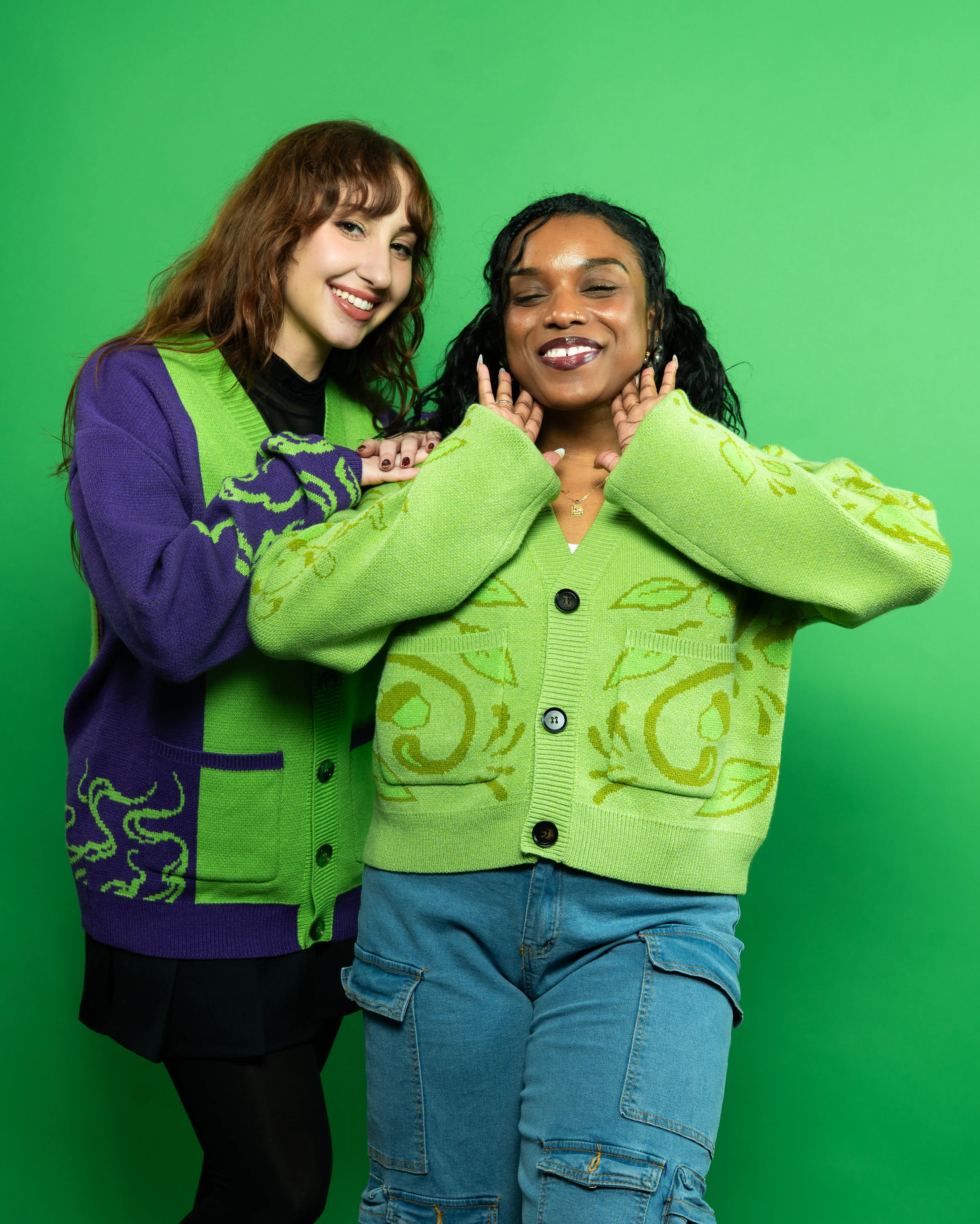 Cropped Illusen Cardigan - Image 7