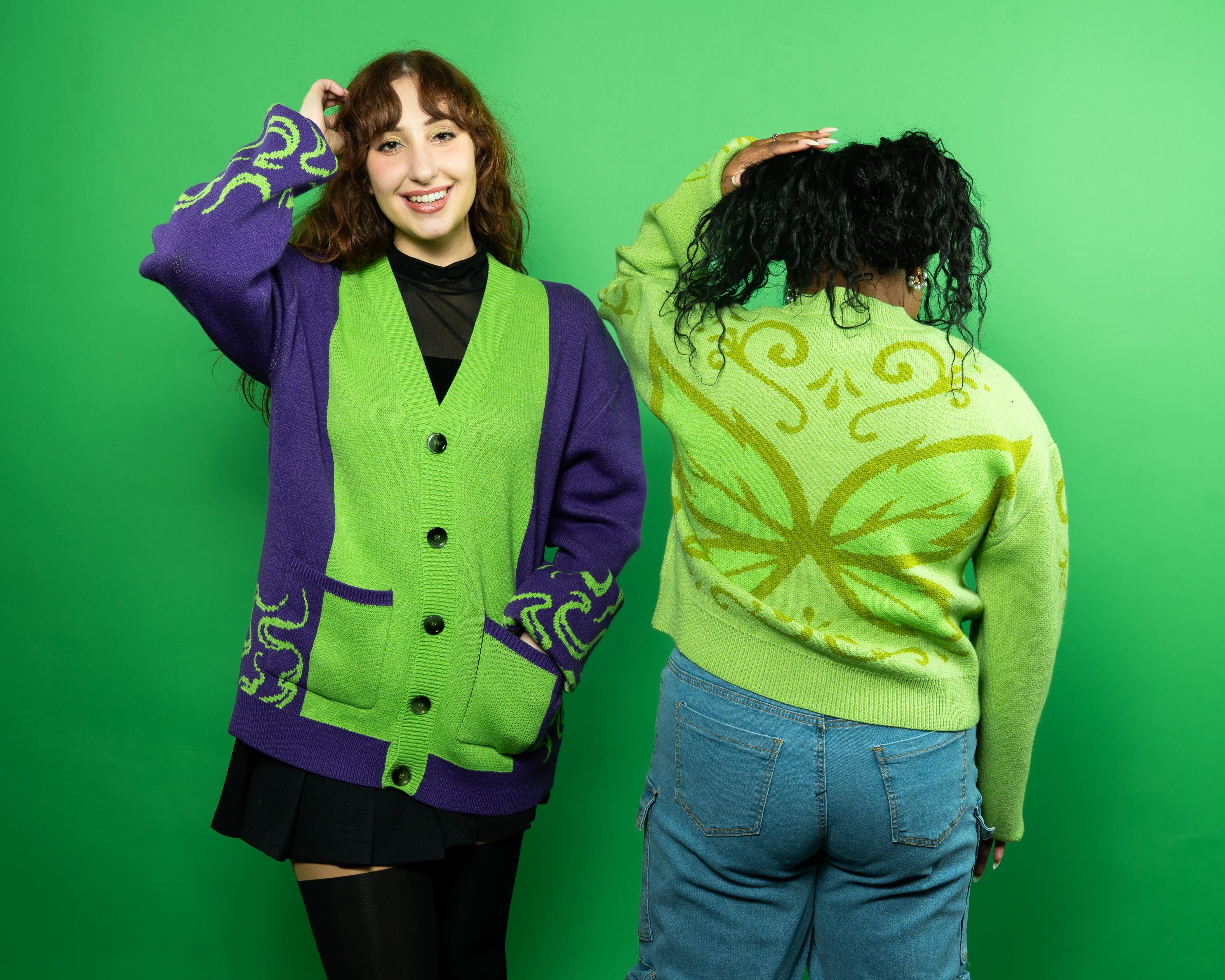 Cropped Illusen Cardigan - Image 8