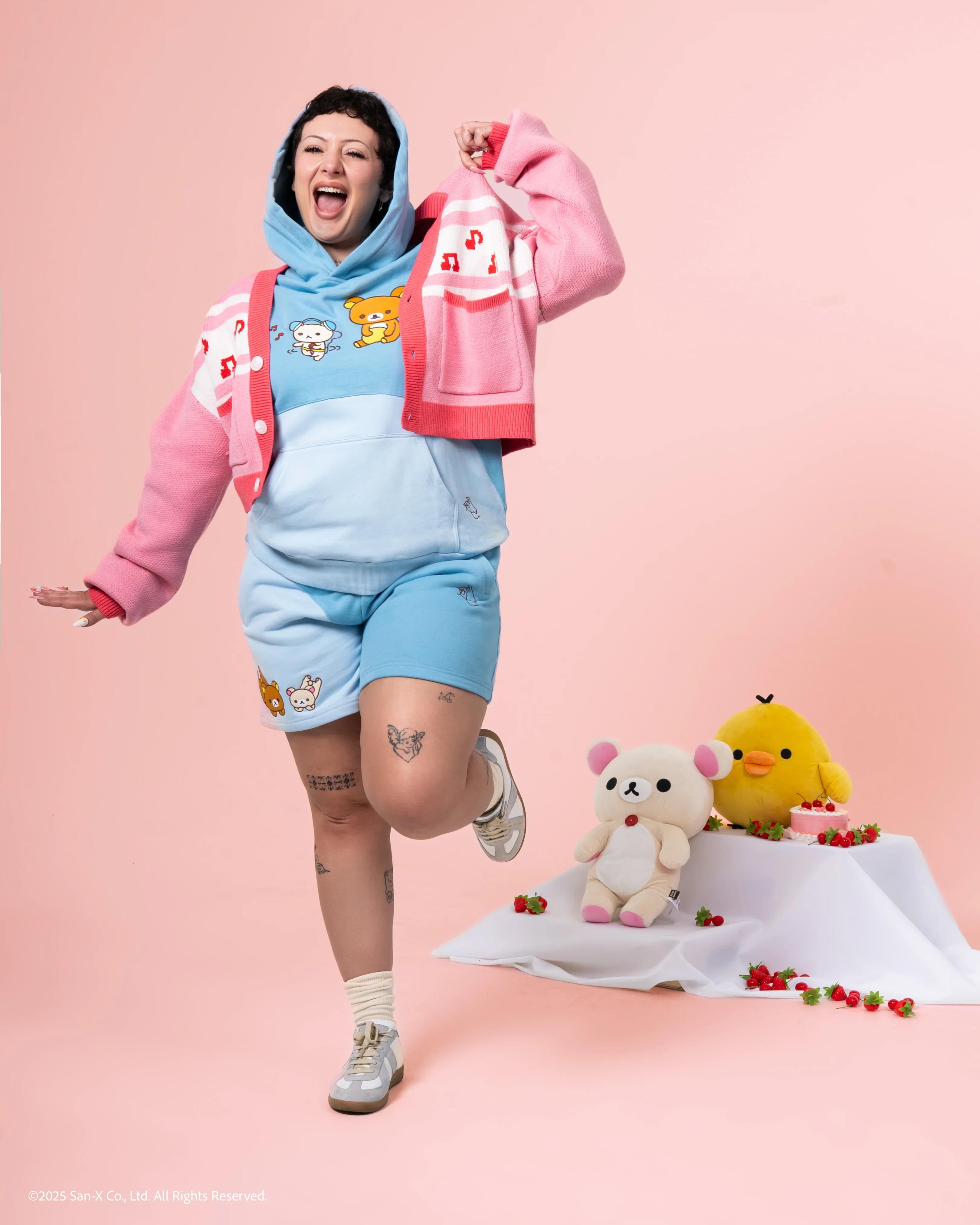Korilakkuma Dance Cropped Cardigan - Image 3