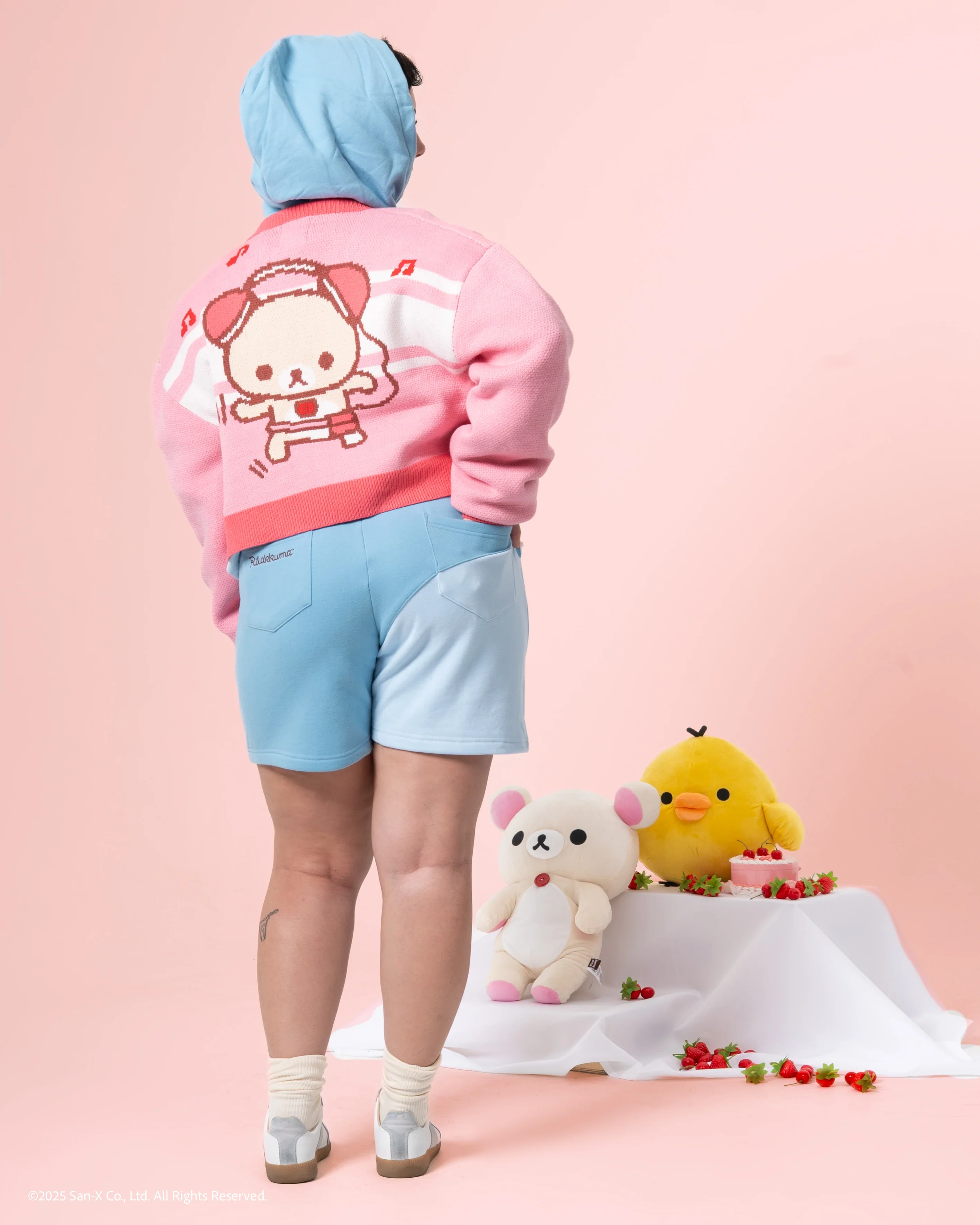 Korilakkuma Dance Cropped Cardigan - Image 4