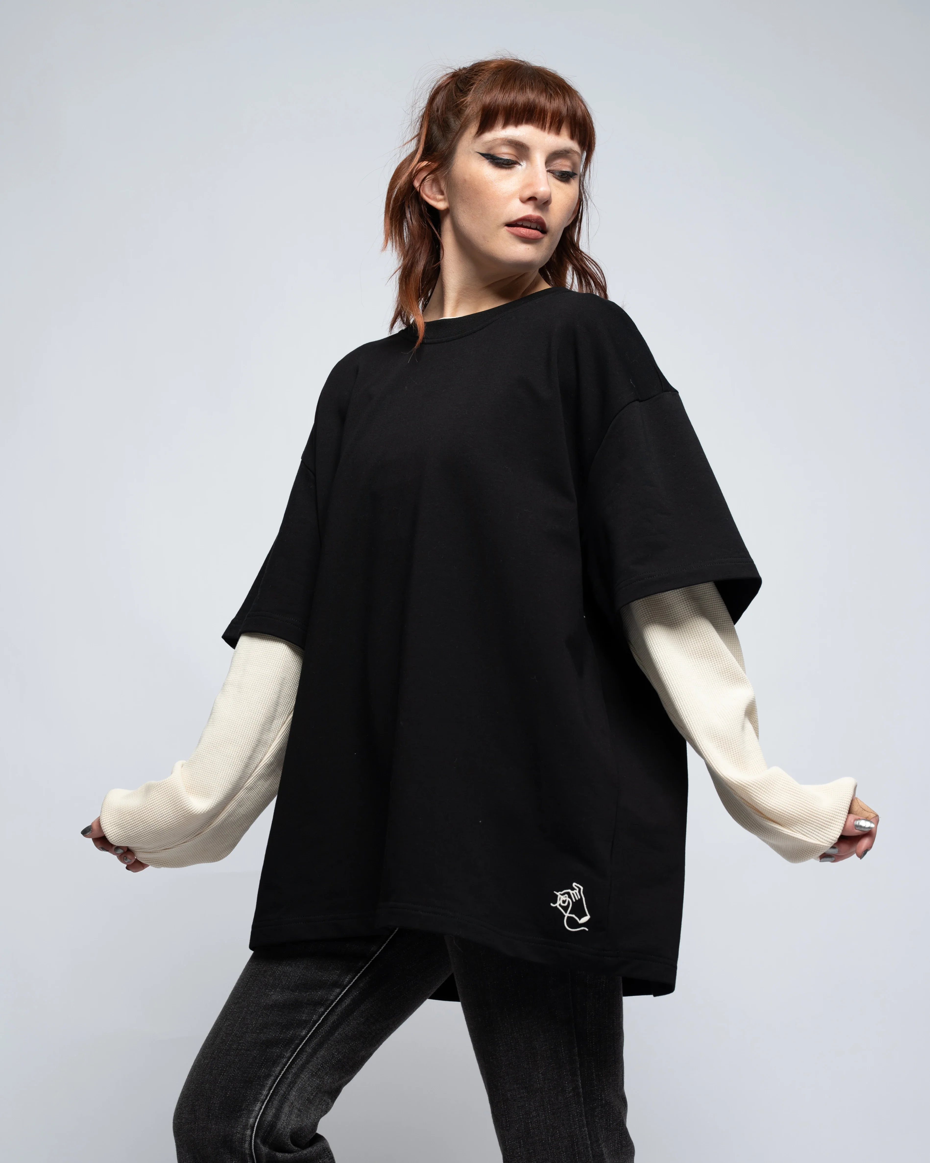 Layered Waffle Knit Long Sleeve - Image 4